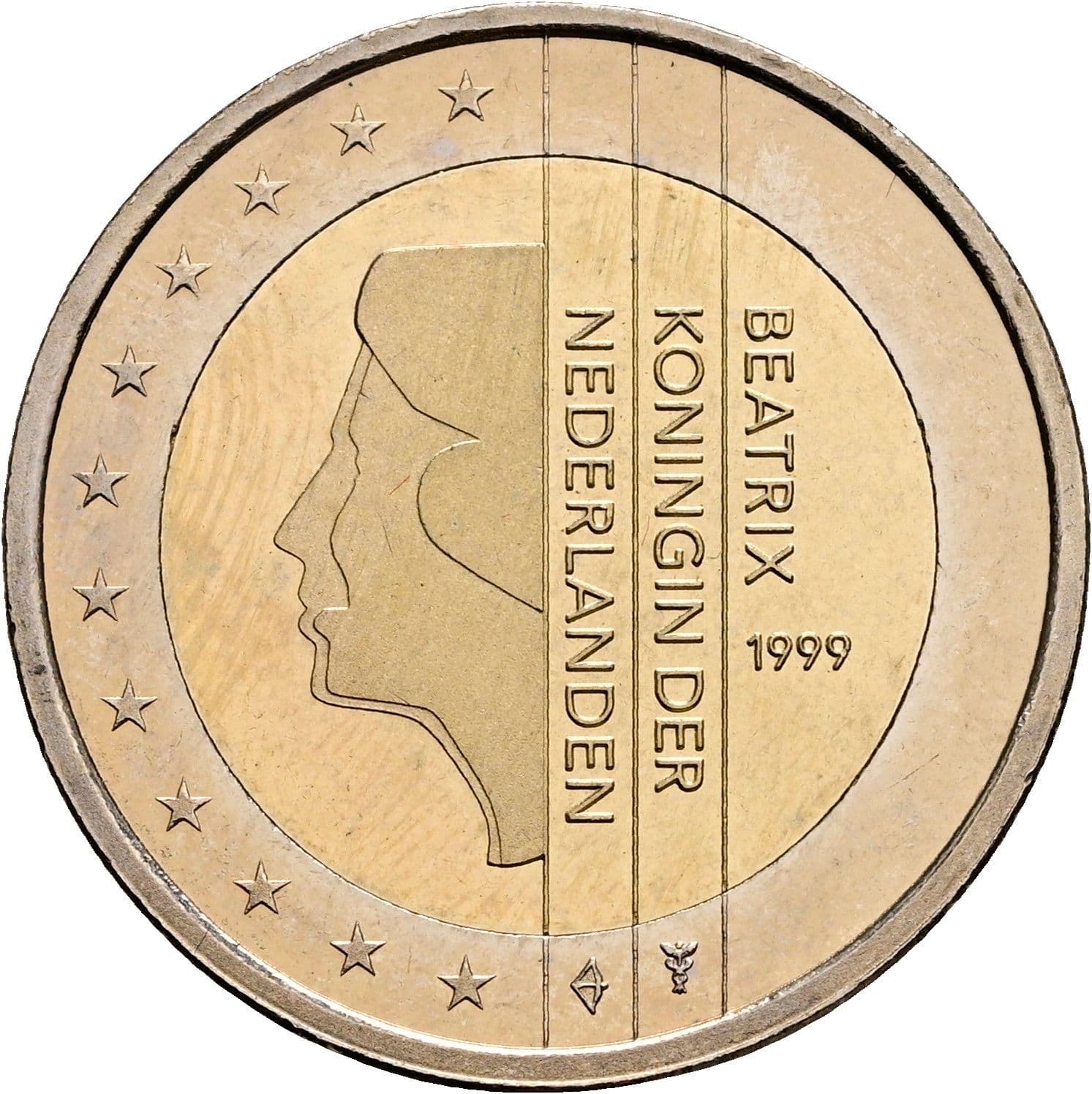 2 Euro 1999 – Rückseite