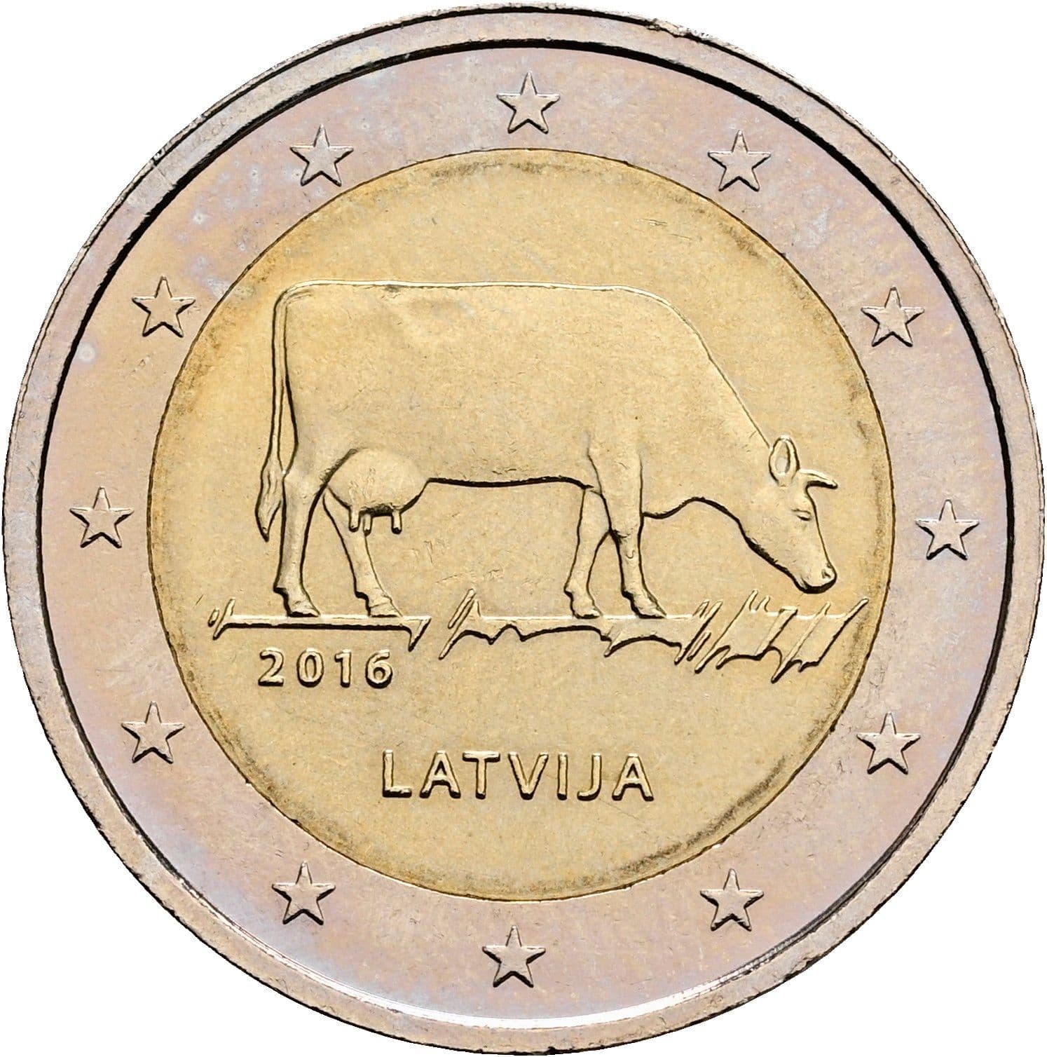 2 Euro 2016 – Rückseite