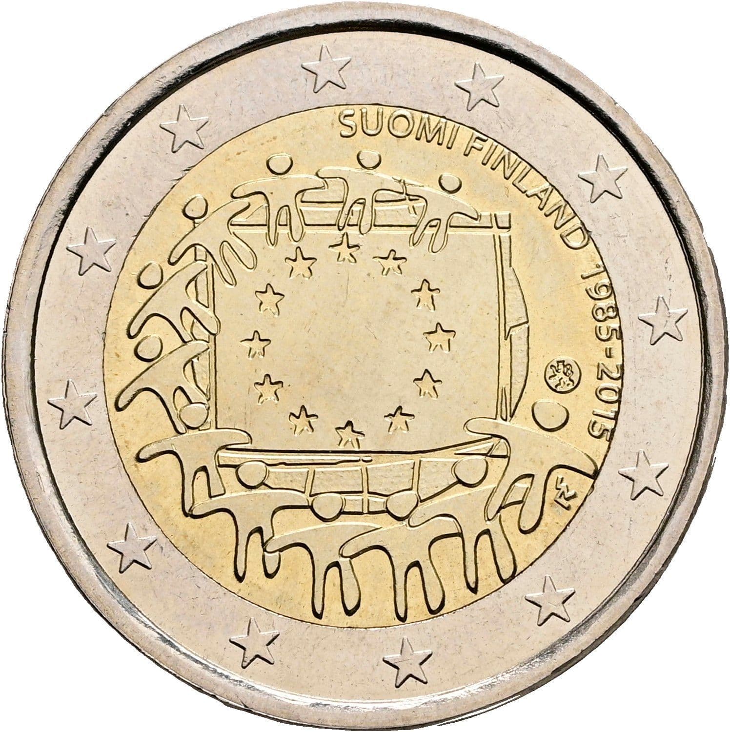 2 Euro 2015 – Rückseite
