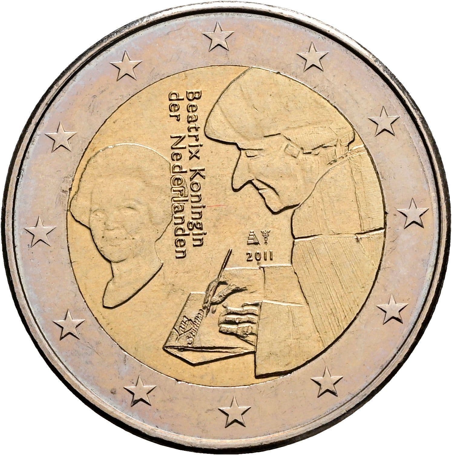 2 Euro 2011 – Rückseite