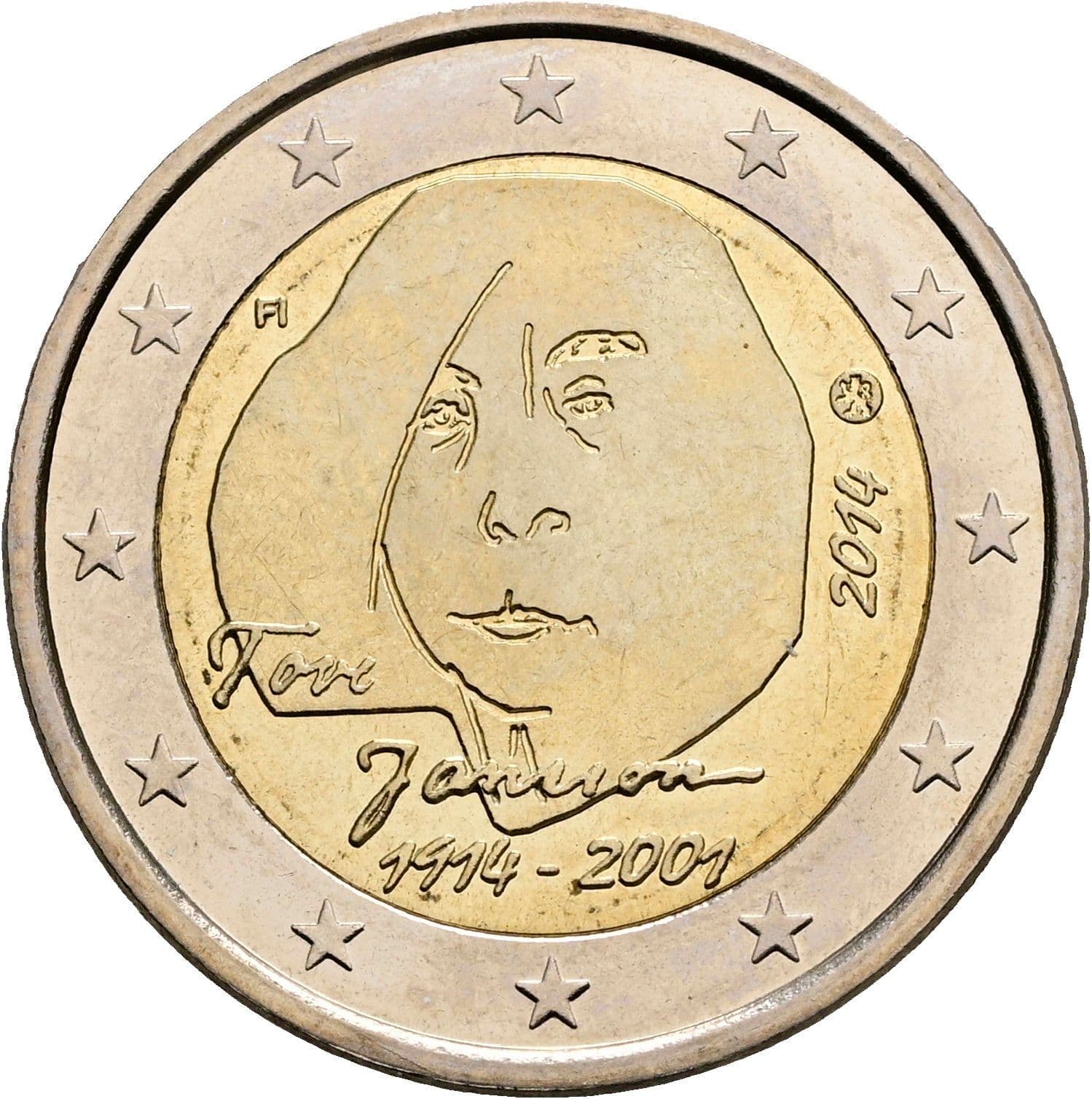 2 Euro 2014 – Rückseite
