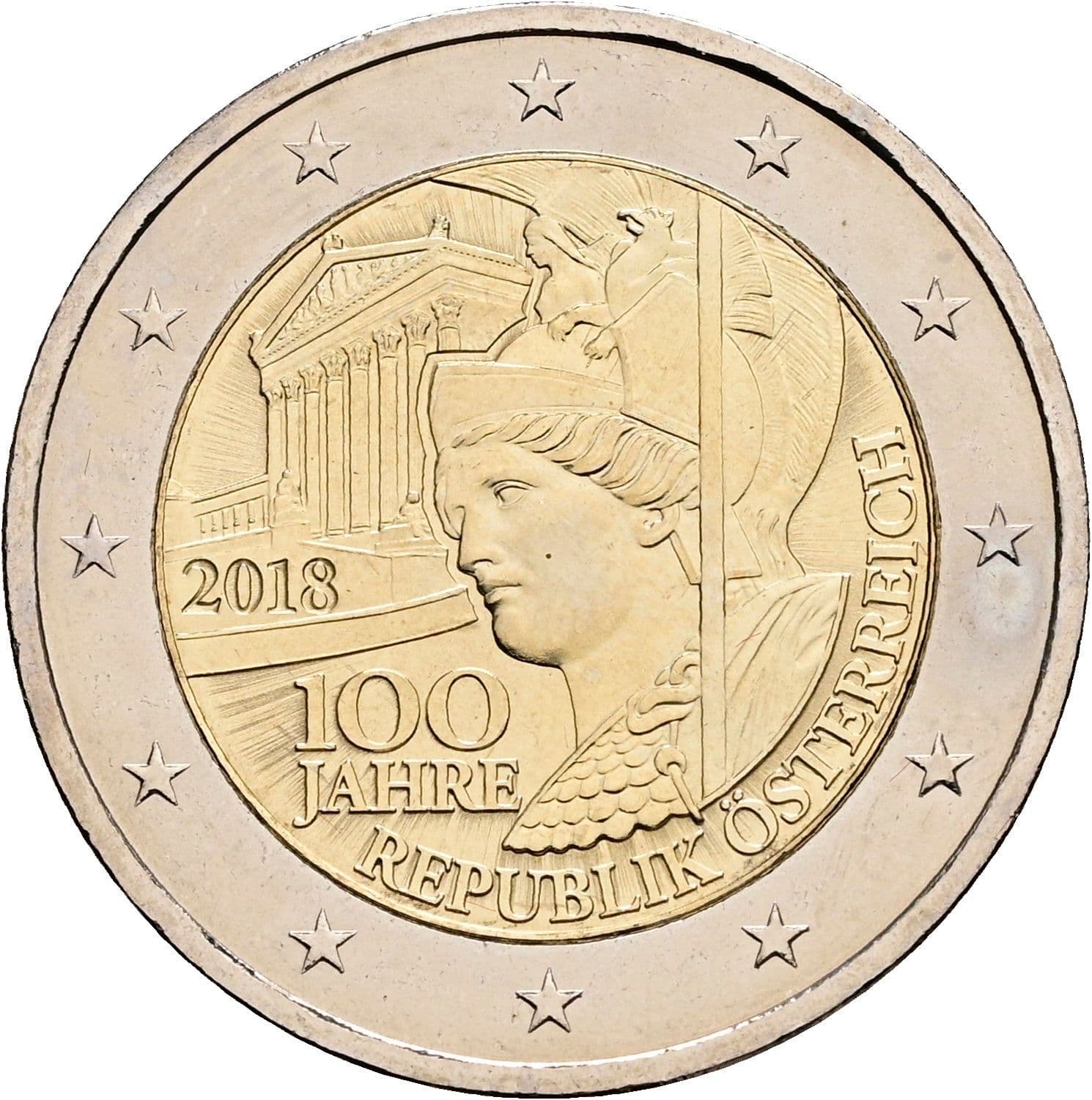2 Euro 2018 – Rückseite