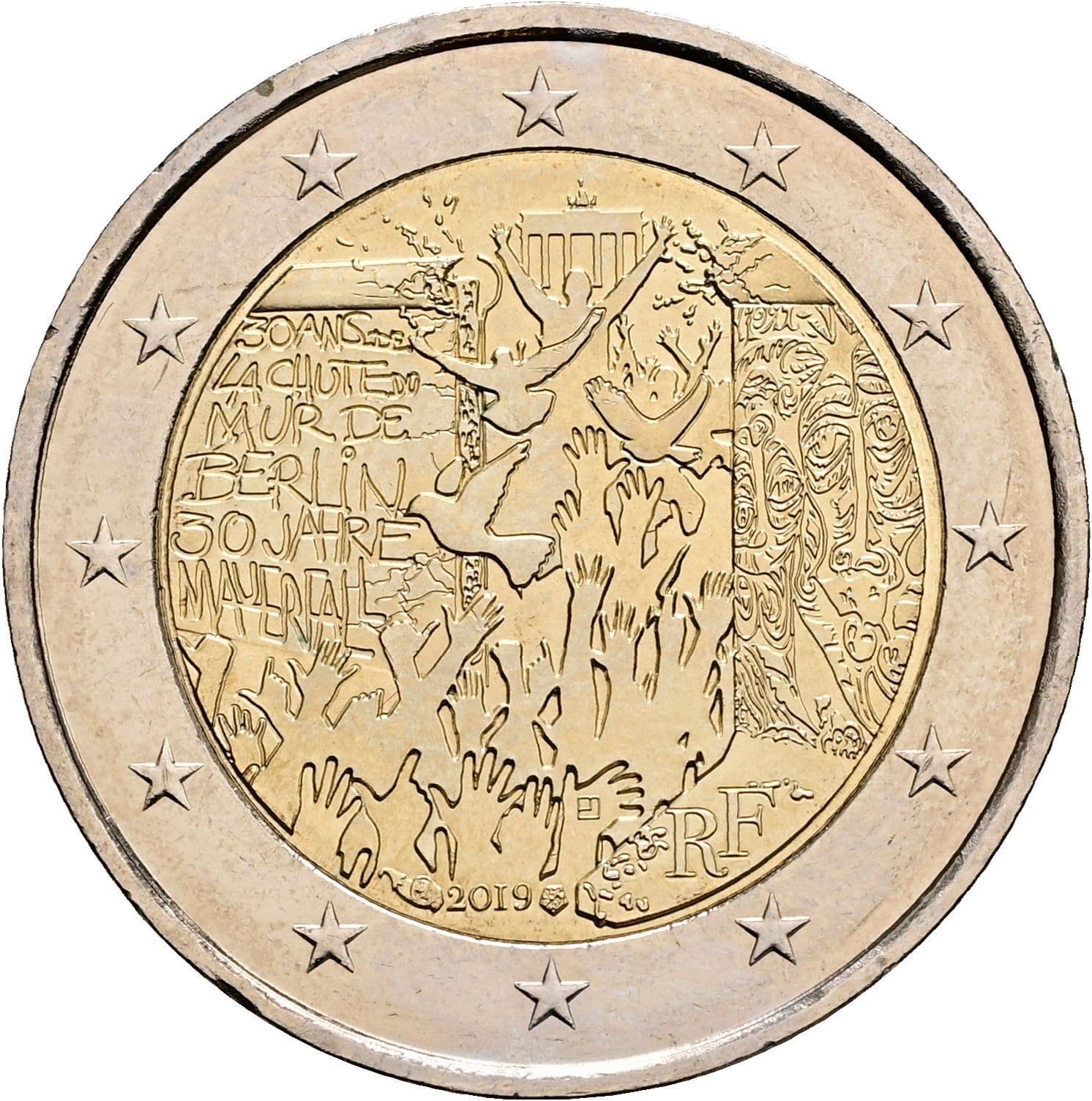 2 Euro 2019 – Rückseite