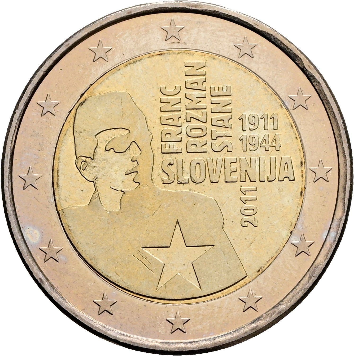 2 Euro 2011 – Rückseite