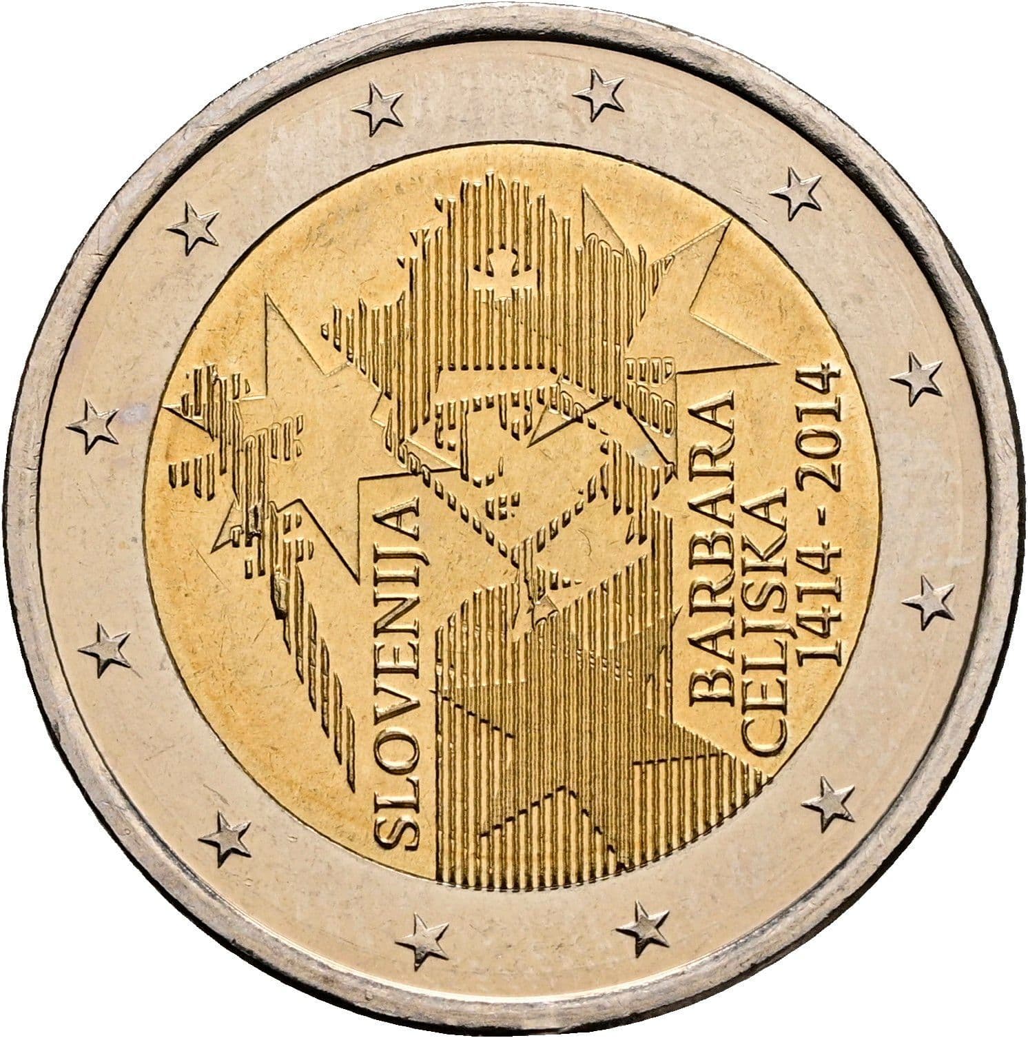 2 Euro 2014 – Rückseite