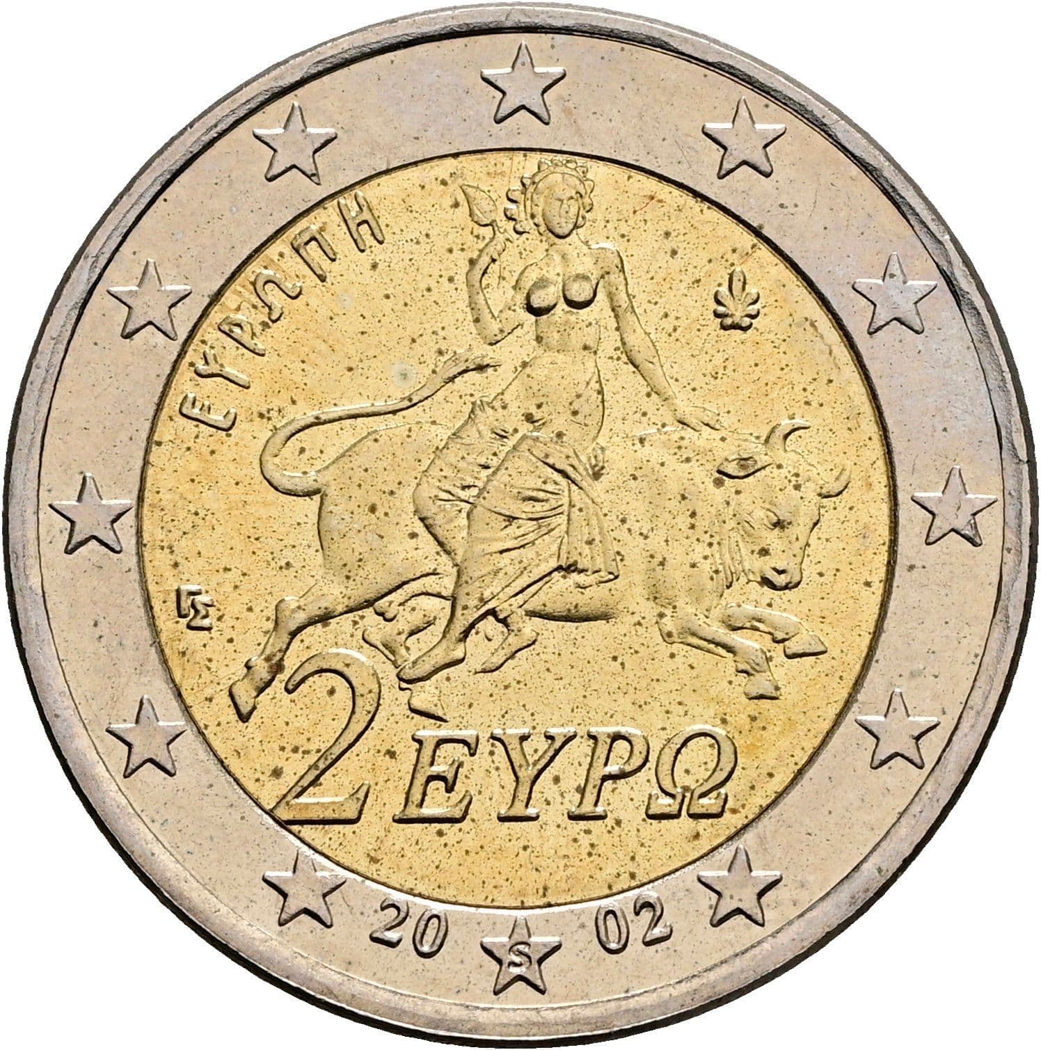 2 Euro 2002 – Rückseite