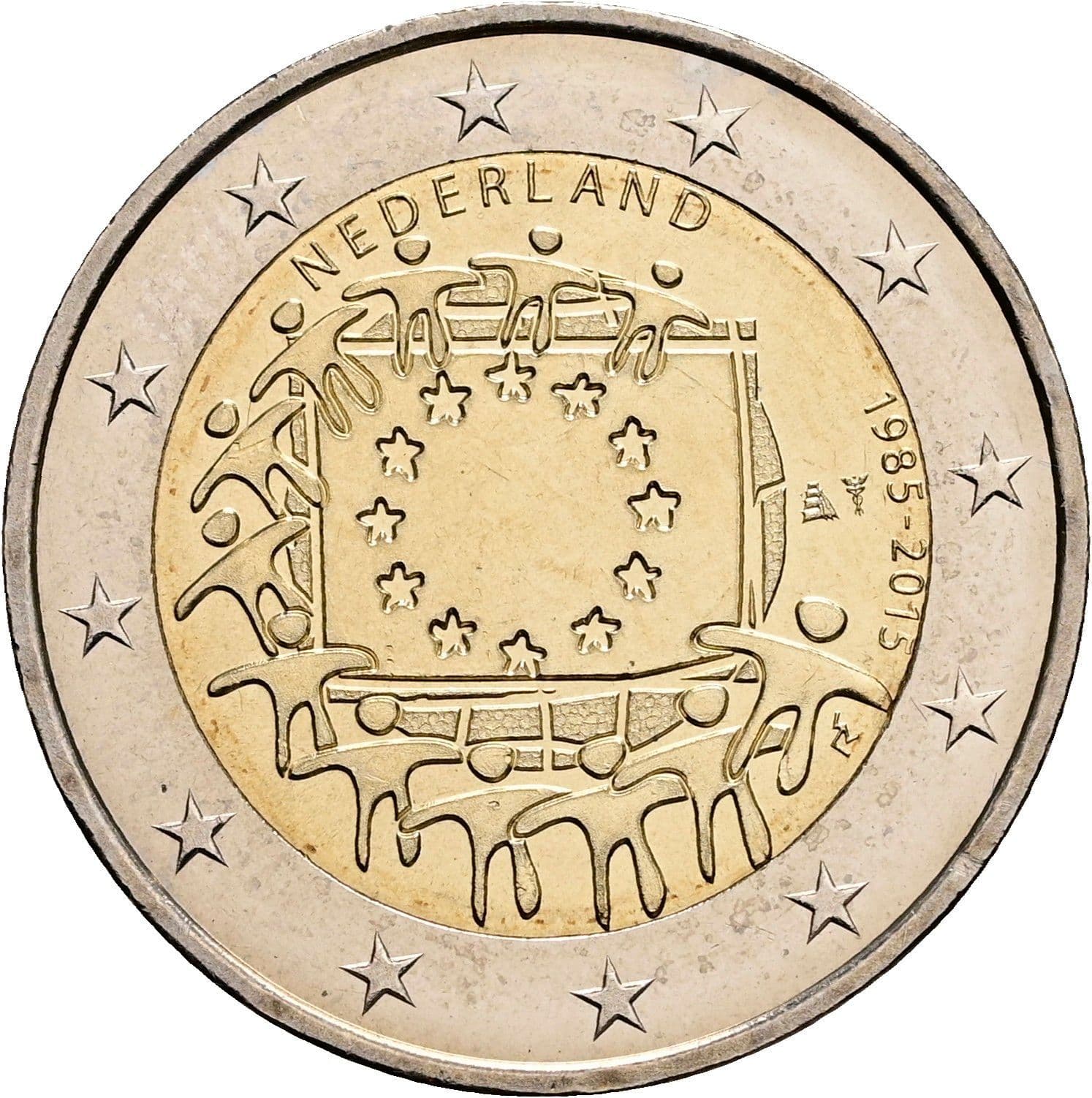 2 Euro 2015 – Rückseite