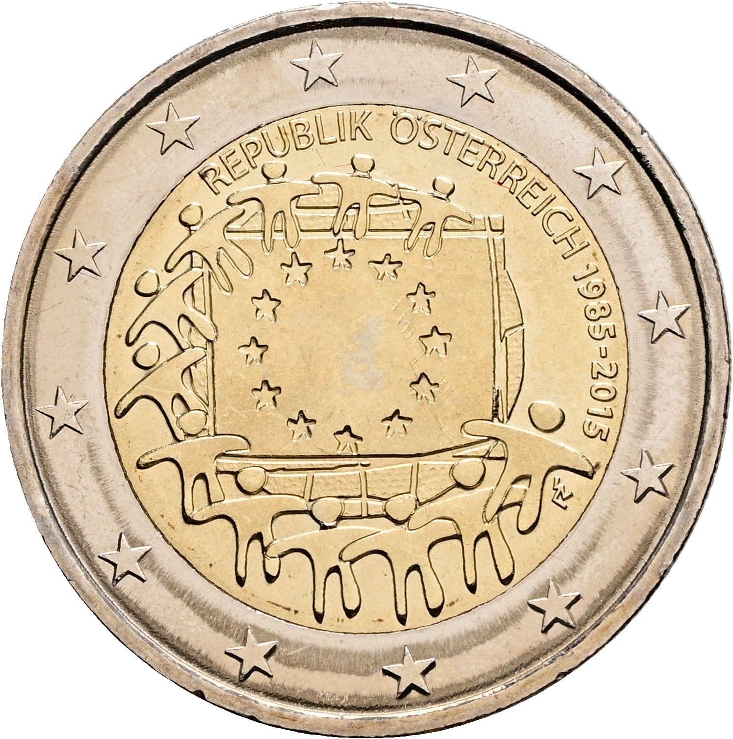 2 Euro 2015 – Rückseite