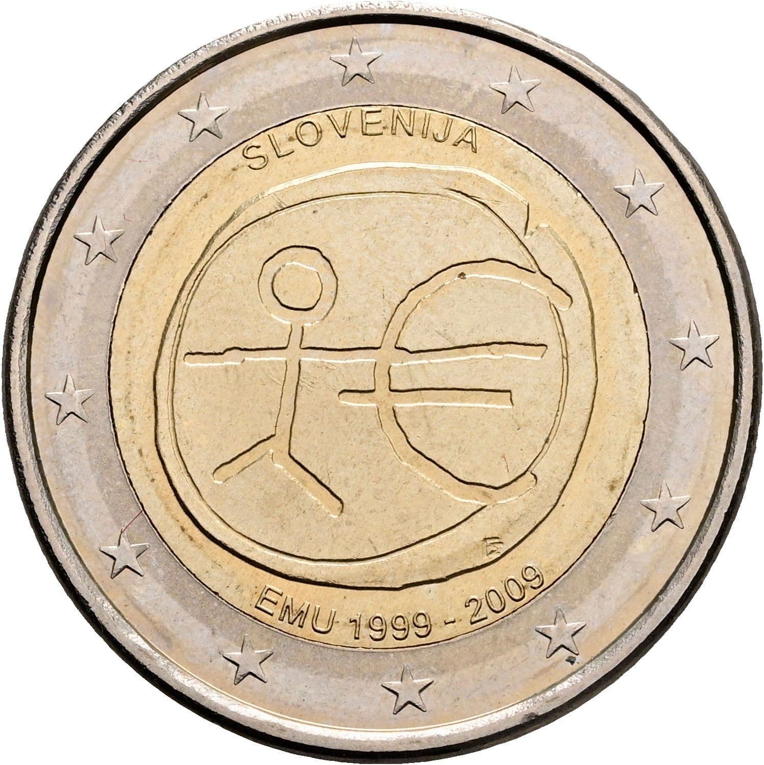 2 Euro 2009 – Rückseite