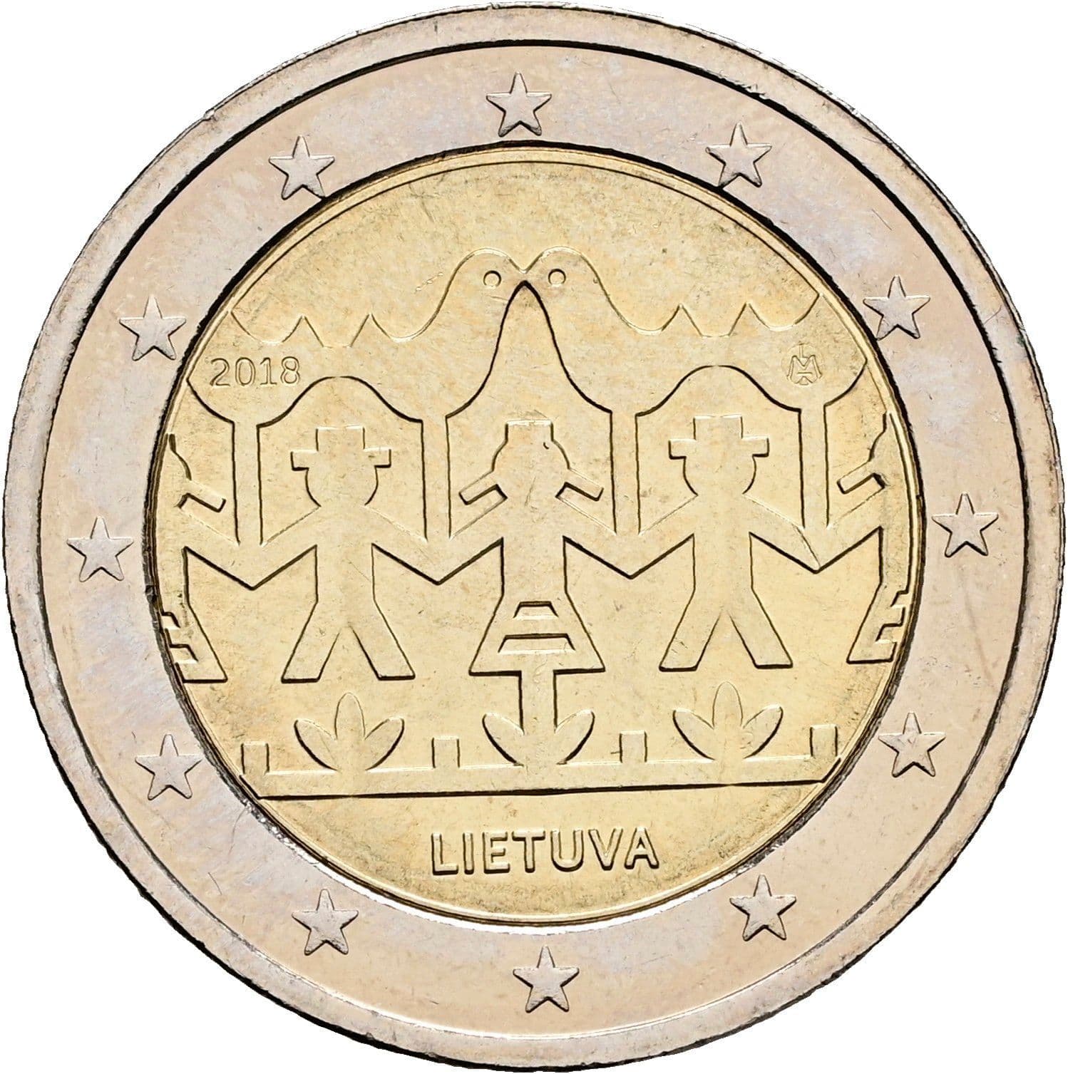 2 Euro 2018 – Rückseite