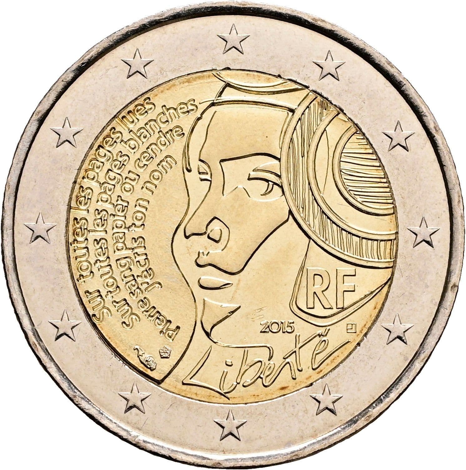 2 Euro 2015 – Rückseite