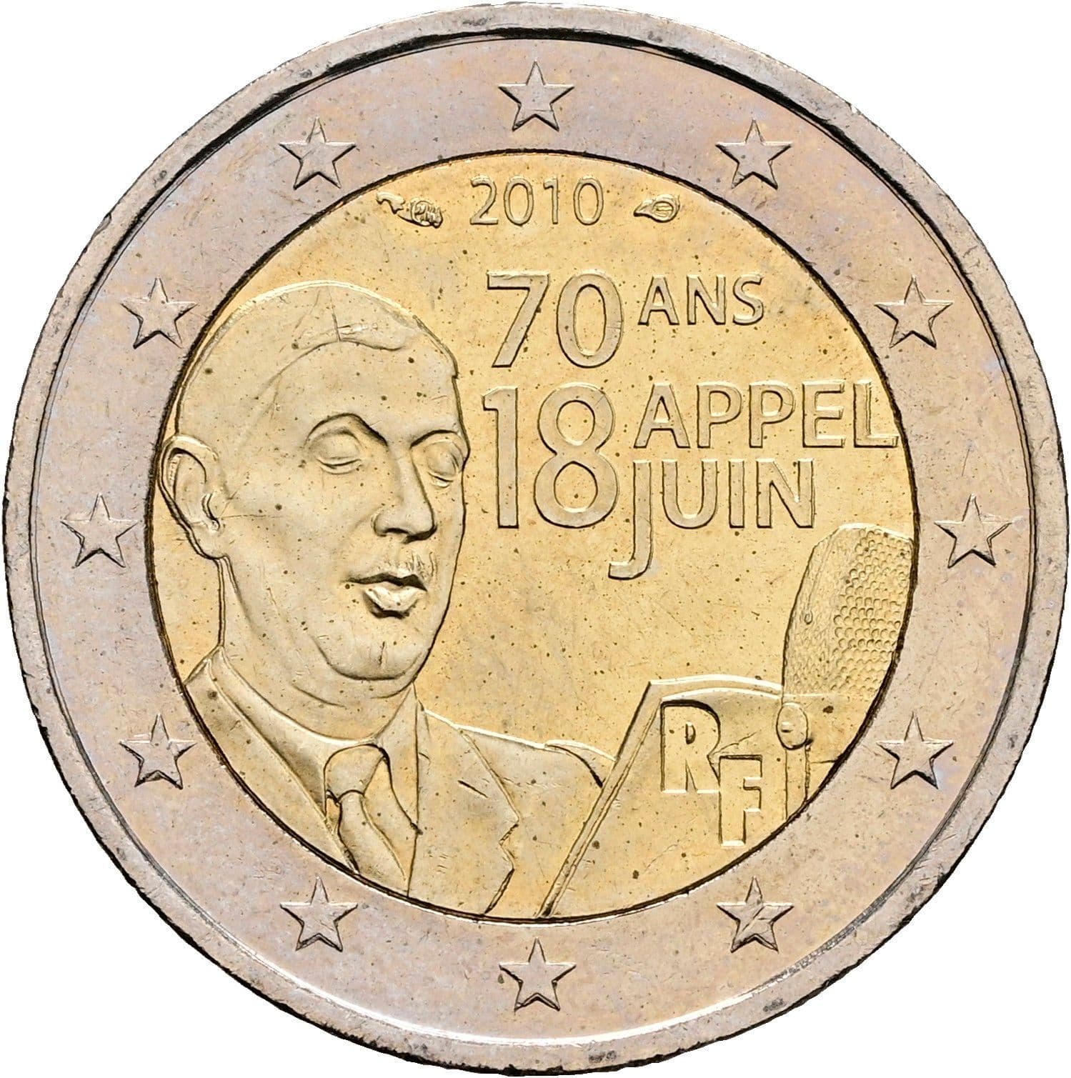 2 Euro 2010 – Rückseite