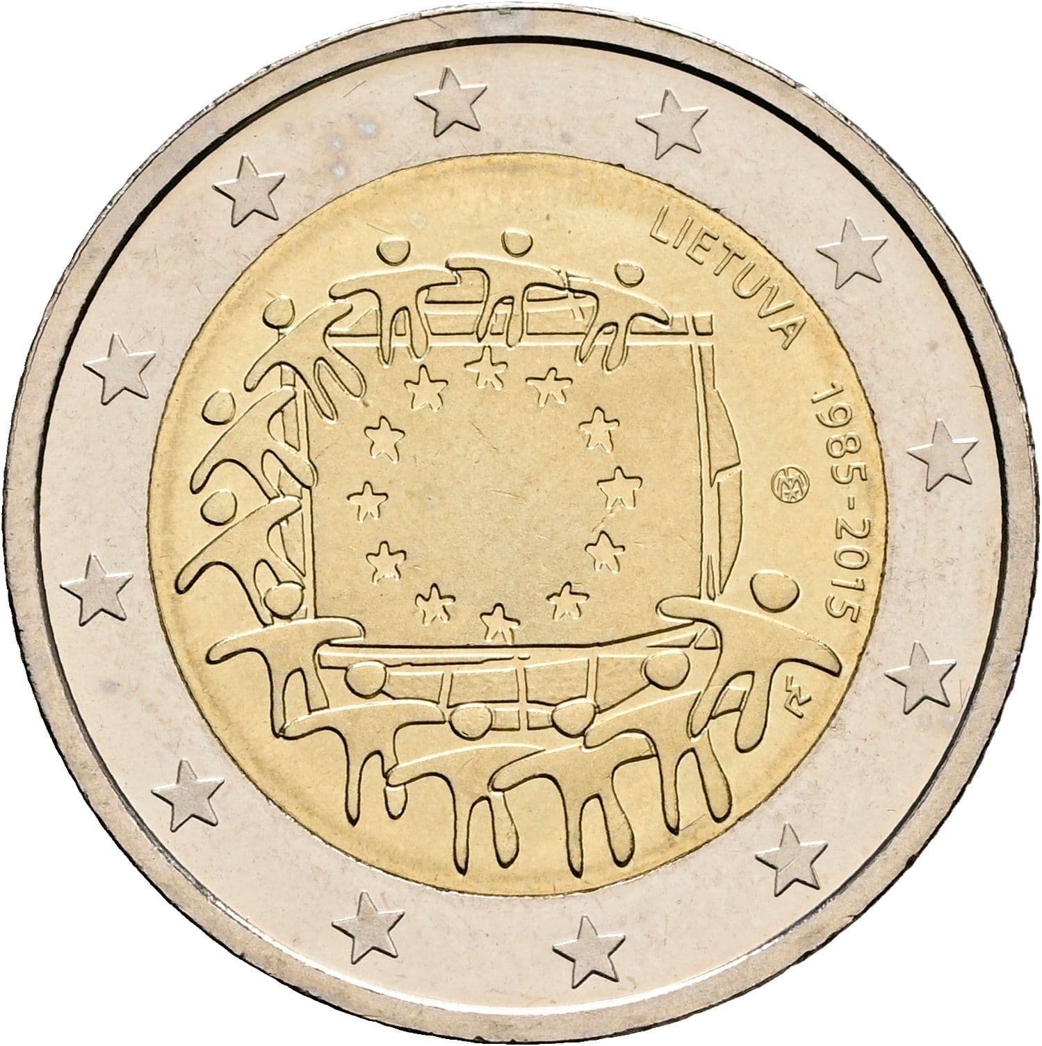 2 Euro 2015 – Rückseite