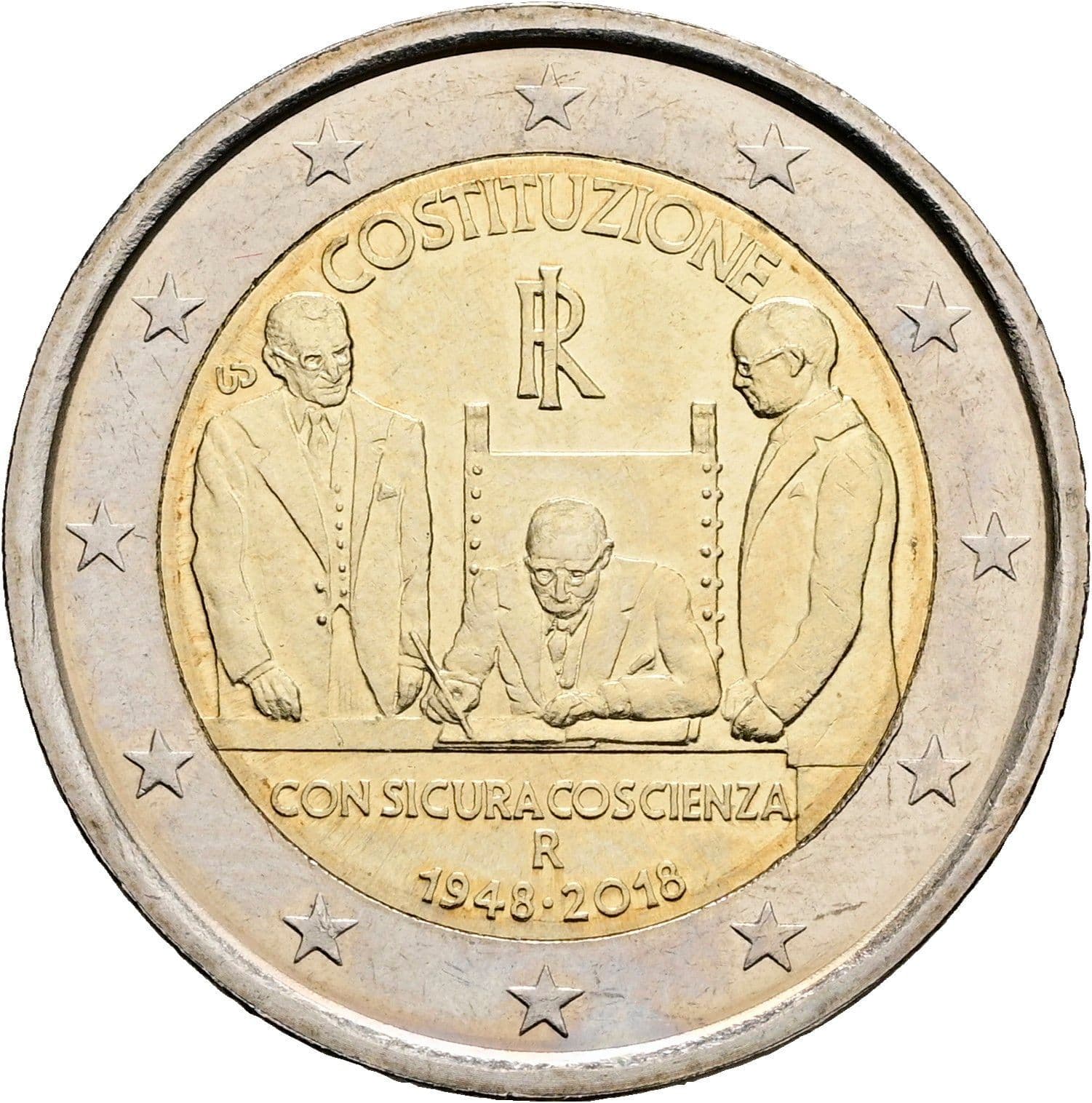 2 Euro 2018 – Rückseite