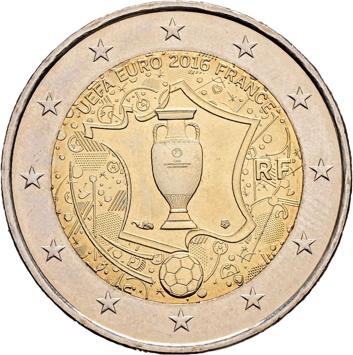 2 Euro 2016 – Rückseite