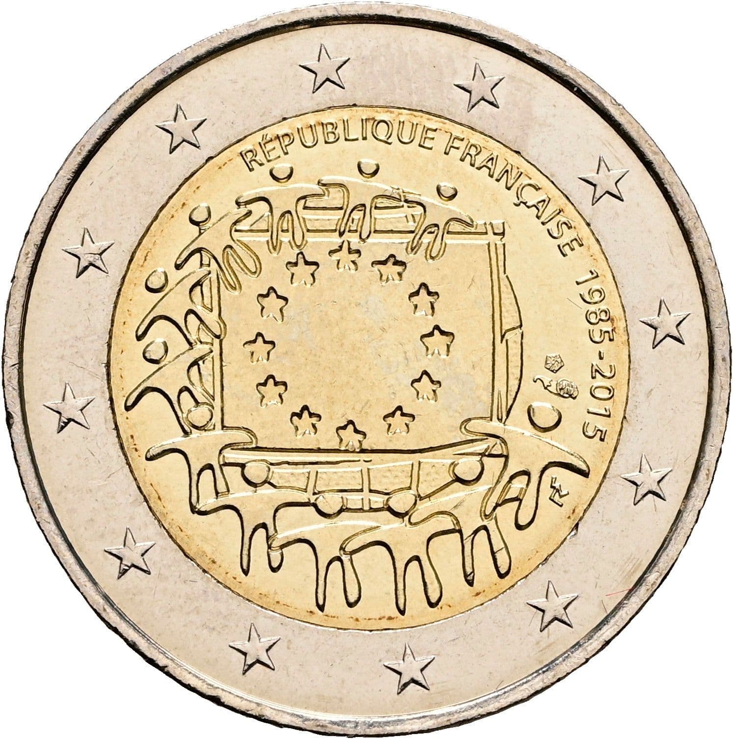 2 Euro 2015 – Rückseite