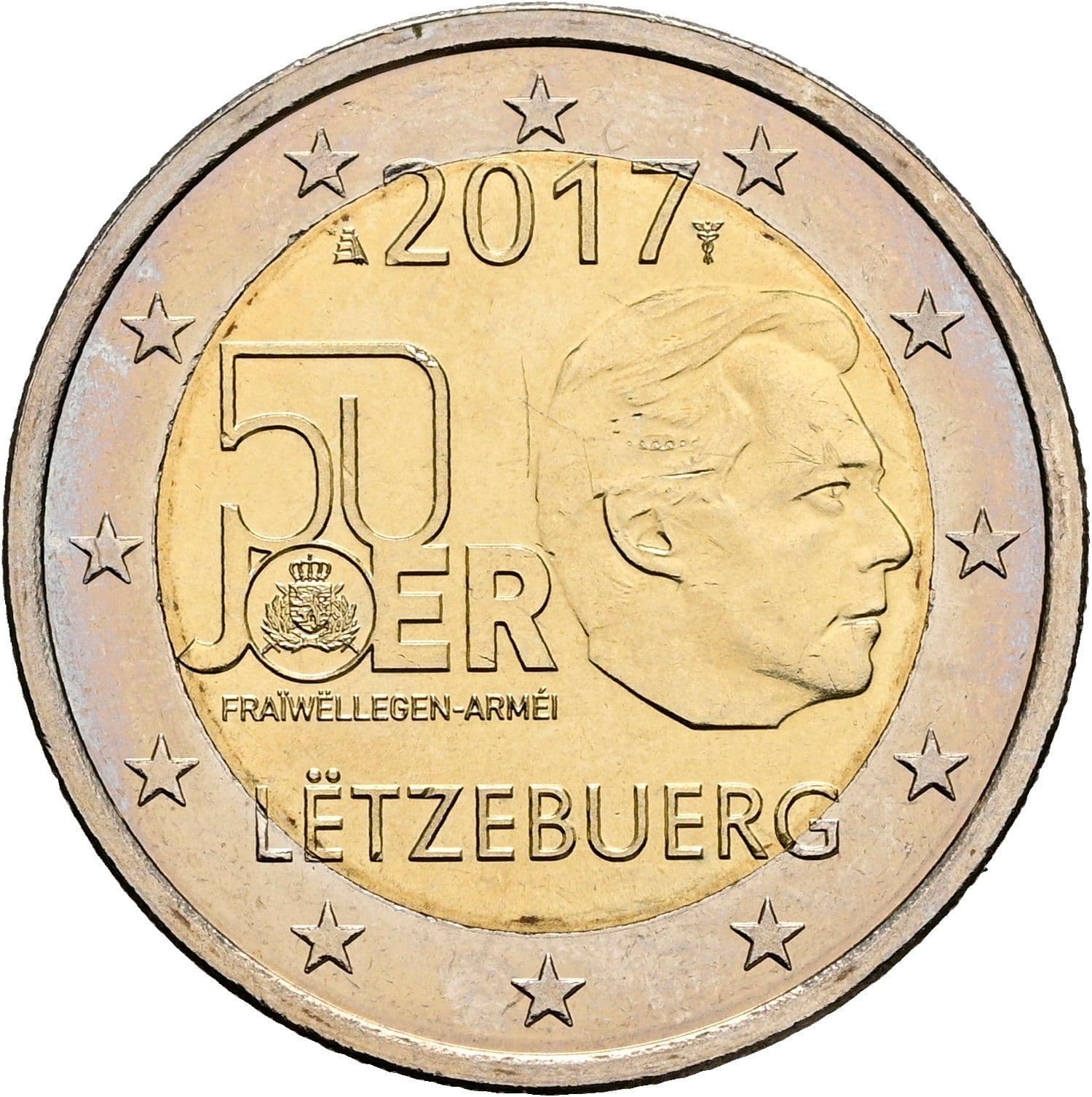 2 Euro 2017 – Rückseite