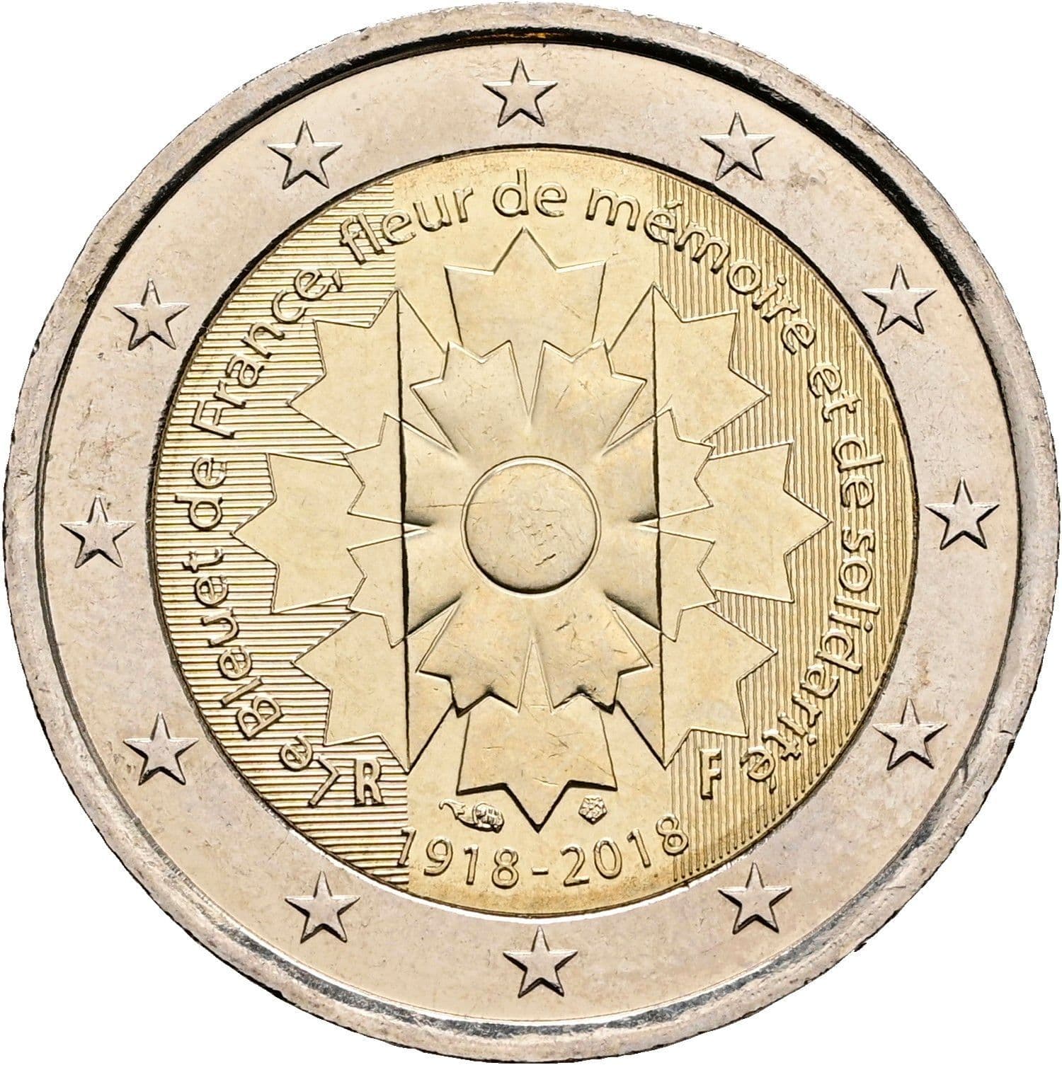 2 Euro 2018 – Rückseite
