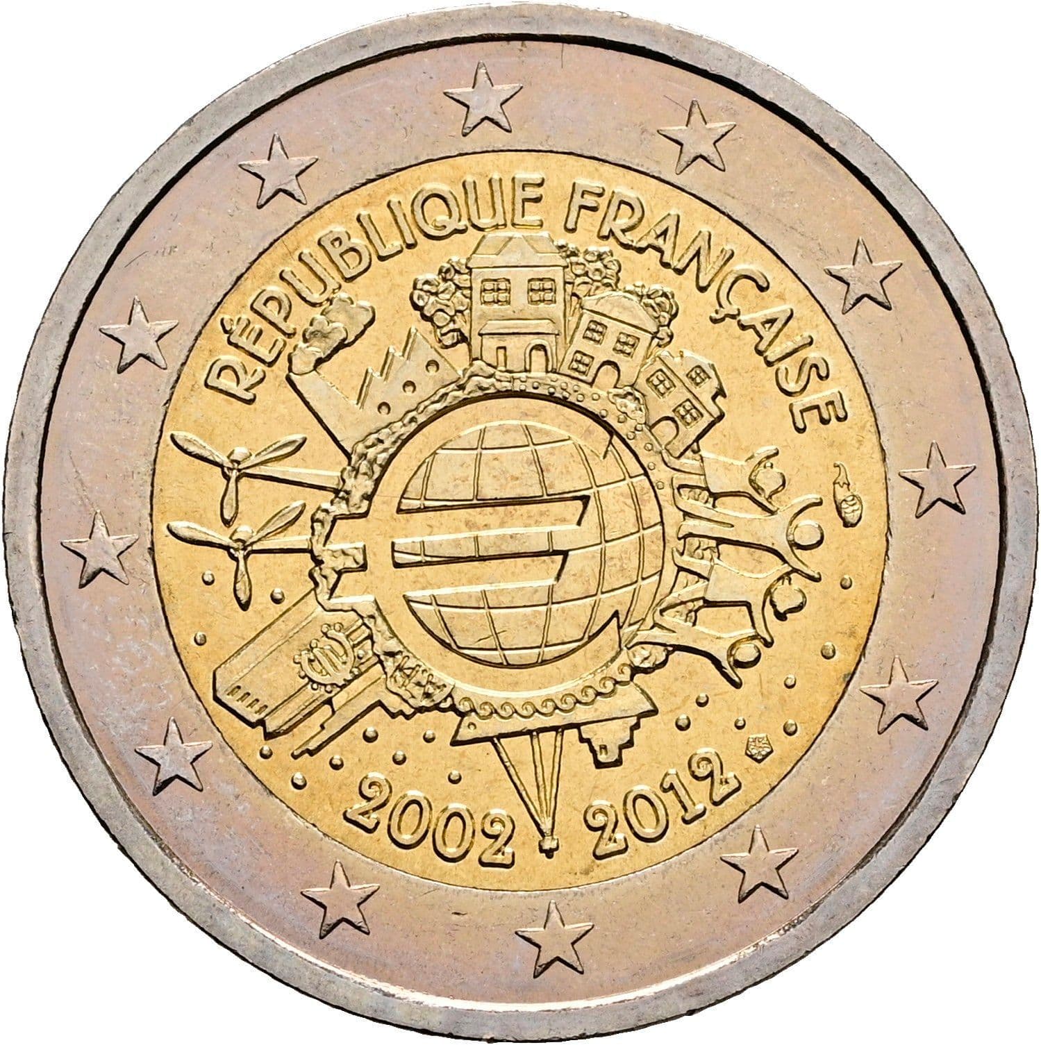 2 Euro 2012 – Rückseite