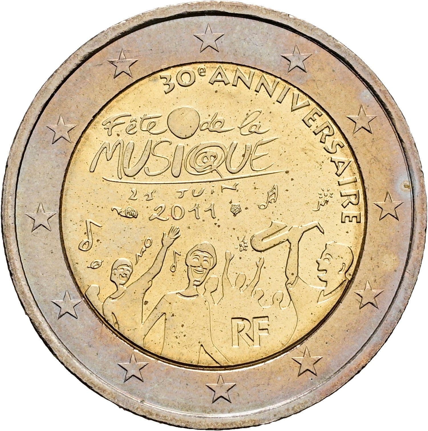 2 Euro 2011 – Rückseite
