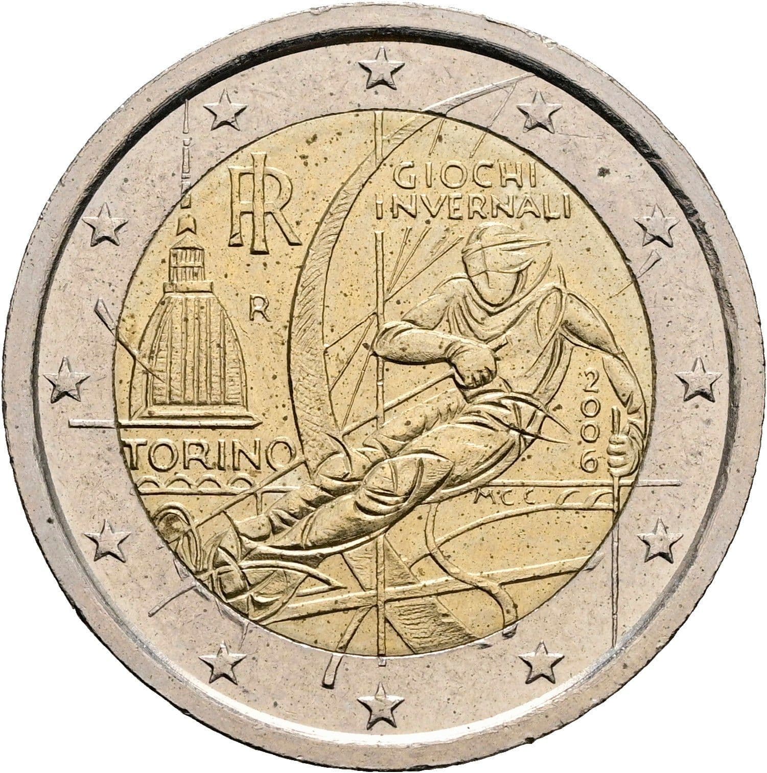 2 Euro 2006 – Rückseite