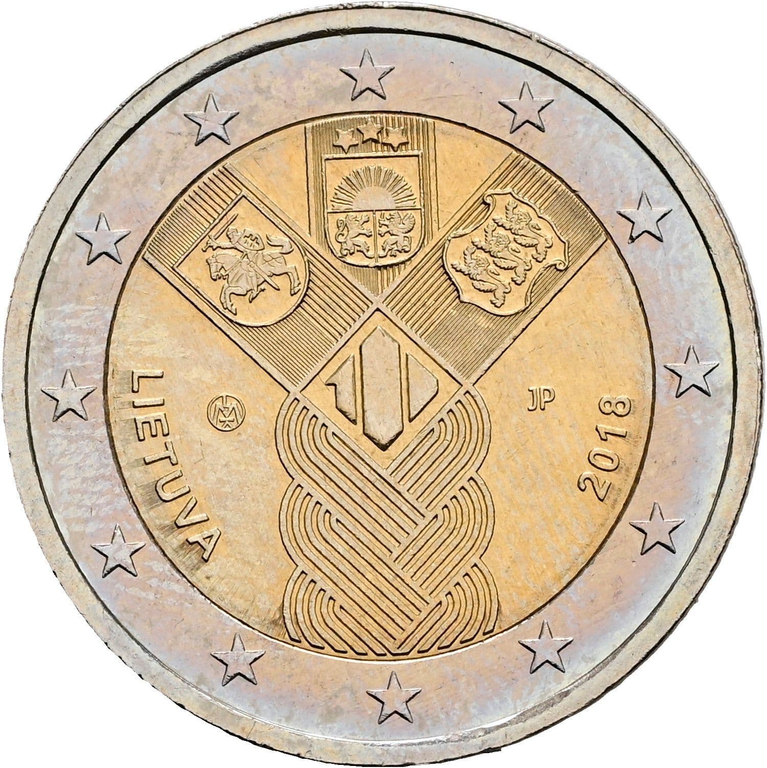 2 Euro 2018 – Rückseite