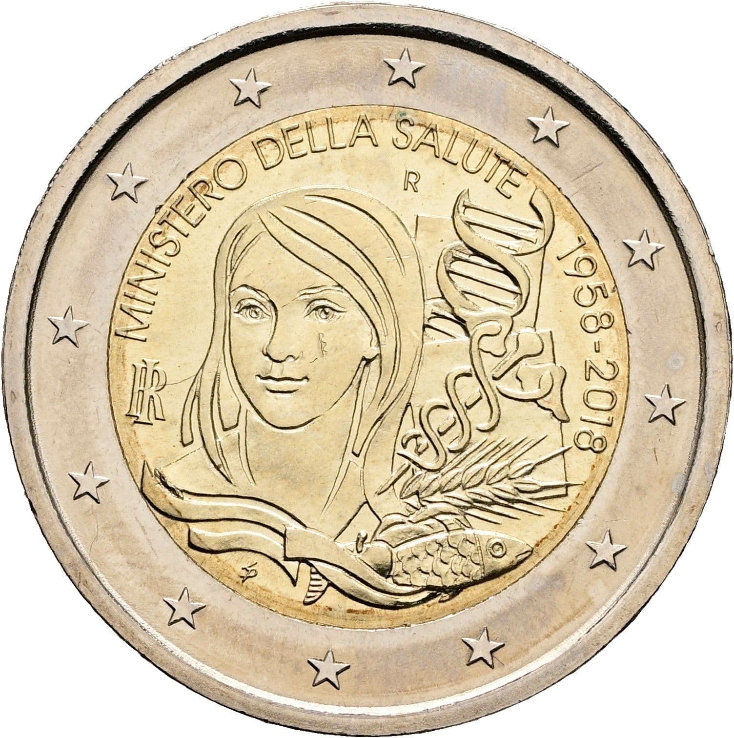 2 Euro 2018 – Rückseite