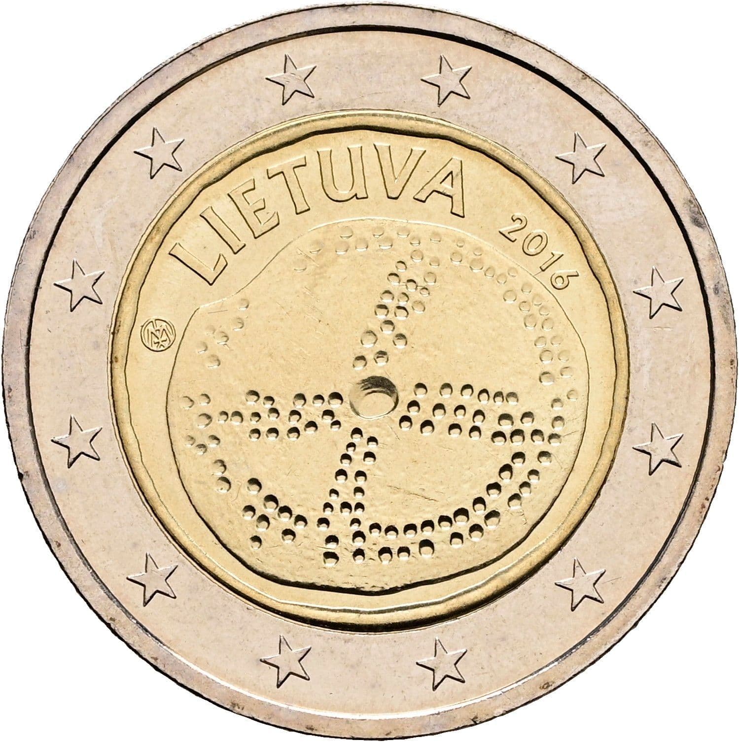 2 Euro 2016 – Rückseite