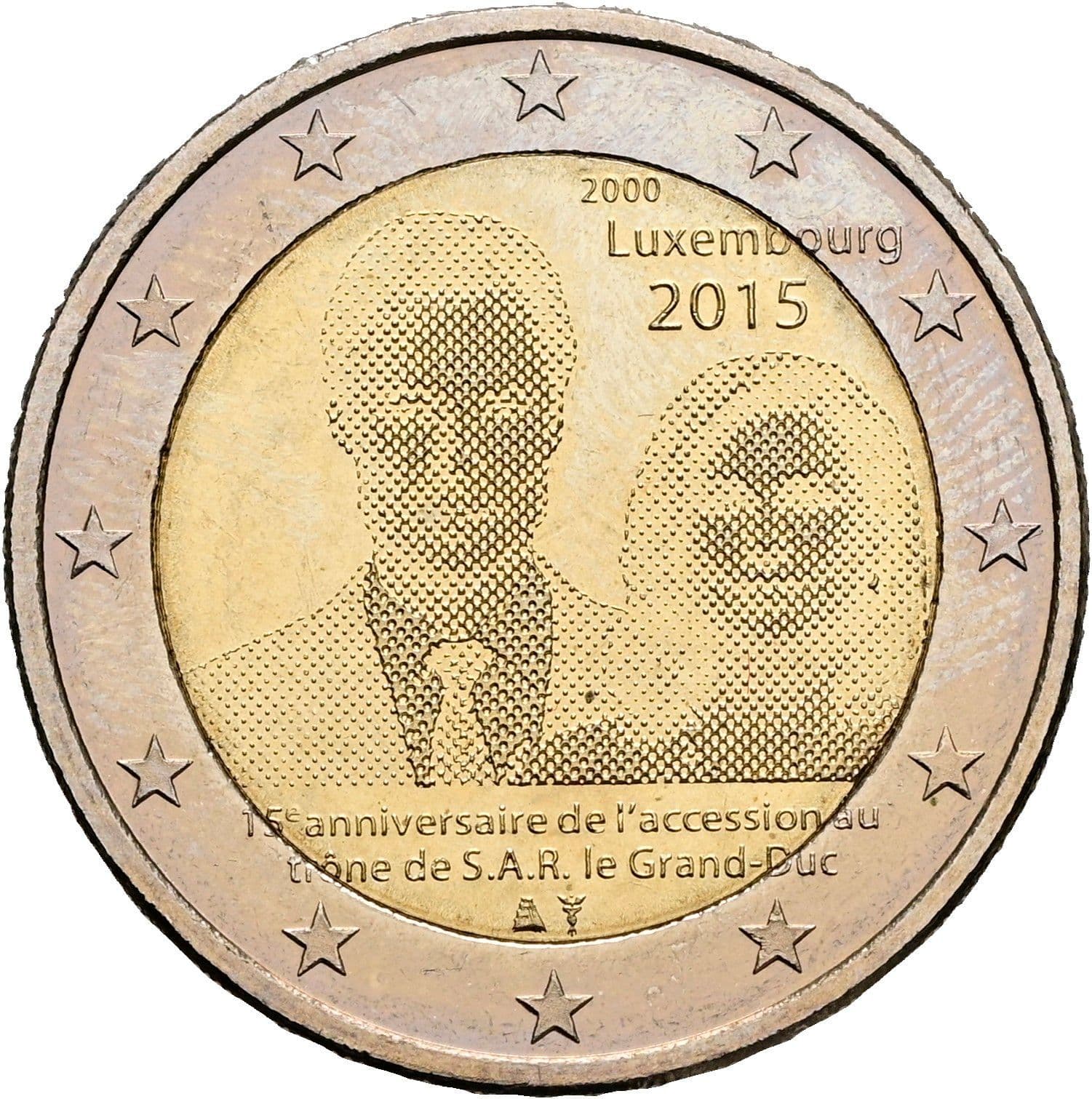 2 Euro 2015 – Rückseite