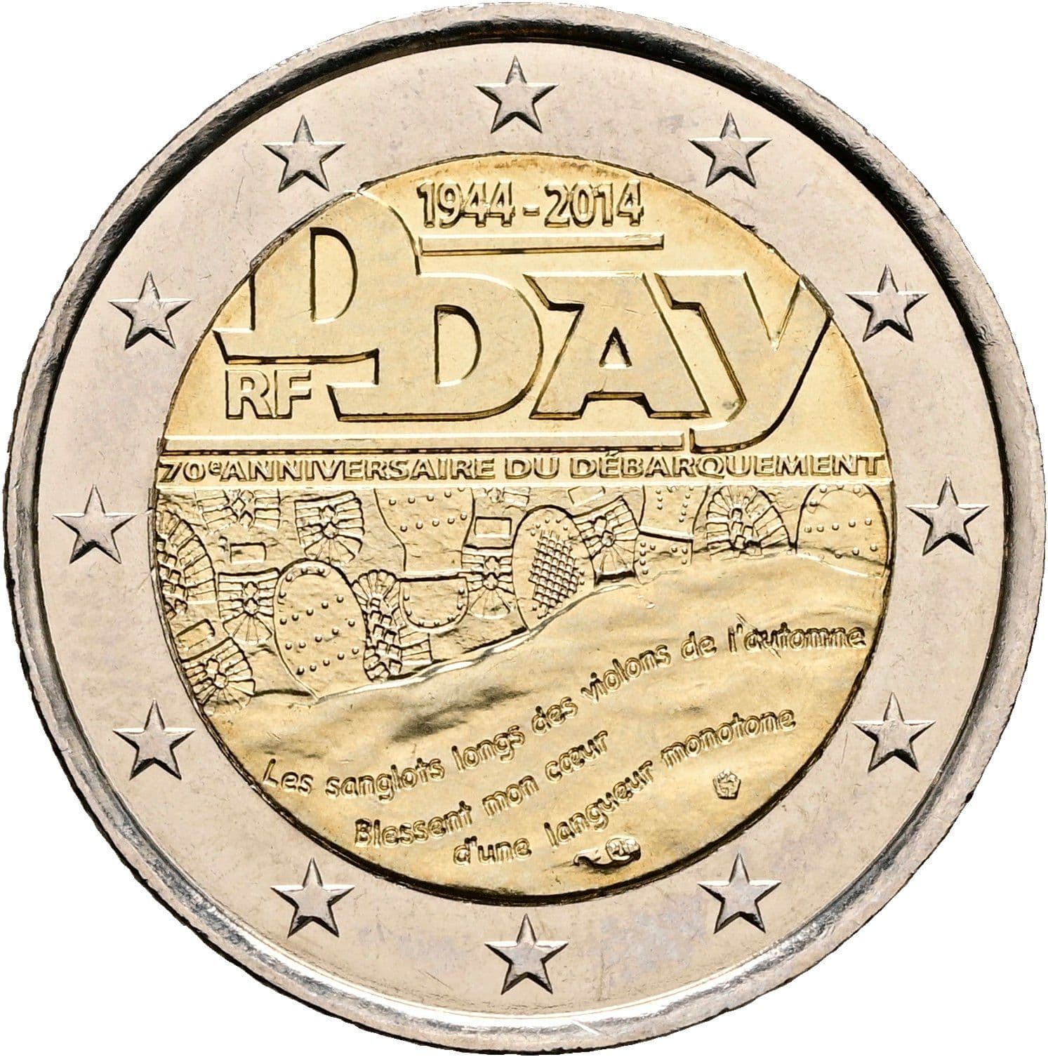 2 Euro 2014 – Rückseite
