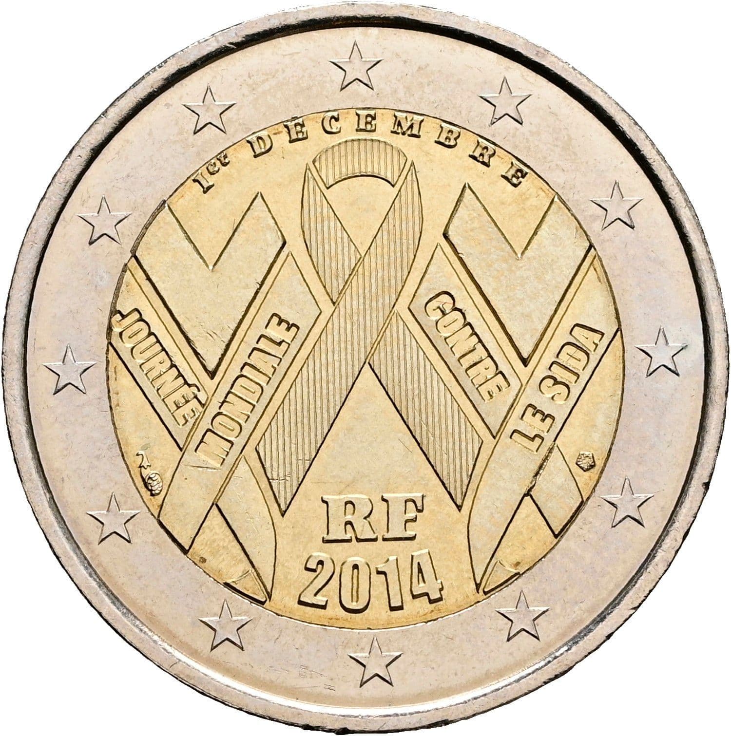 2 Euro 2014 – Rückseite