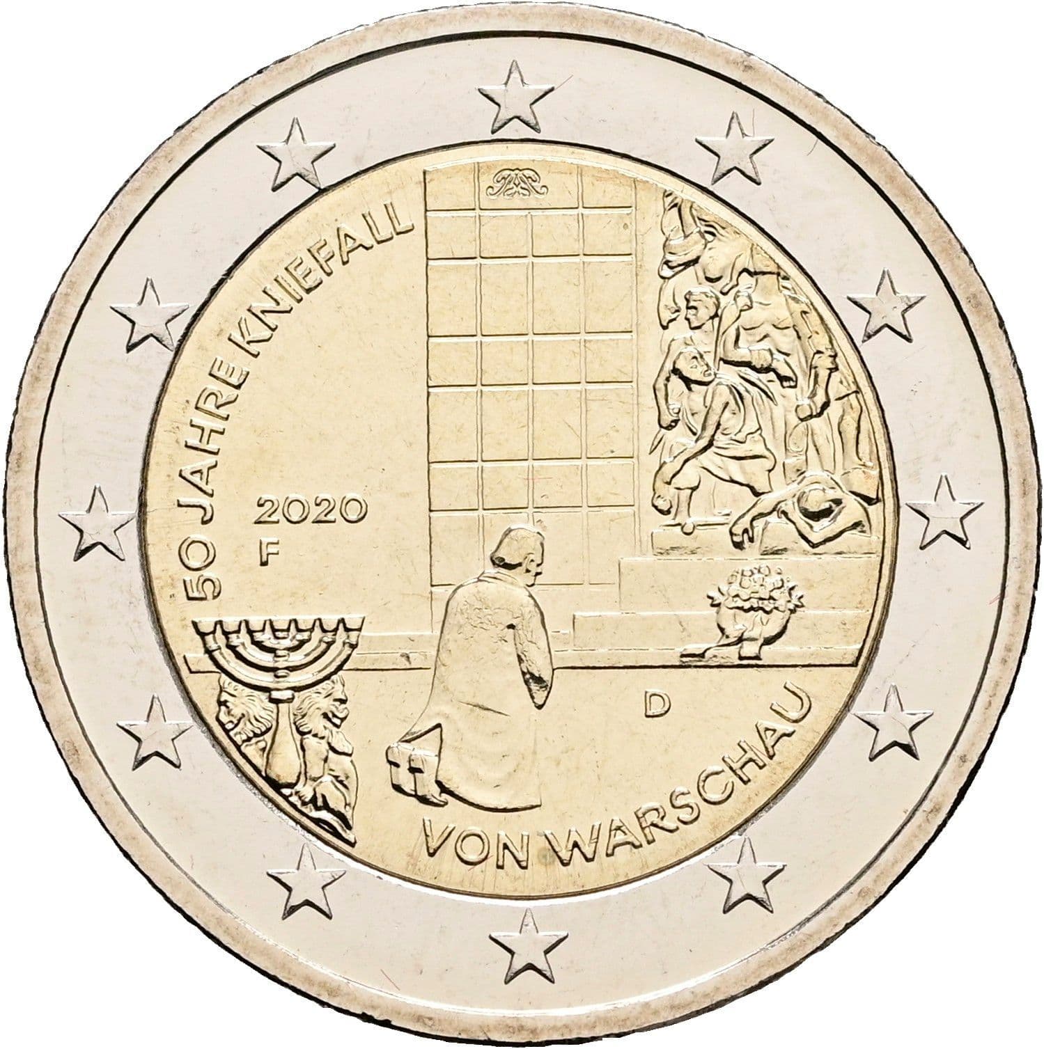 2 Euro 2020 F – Rückseite