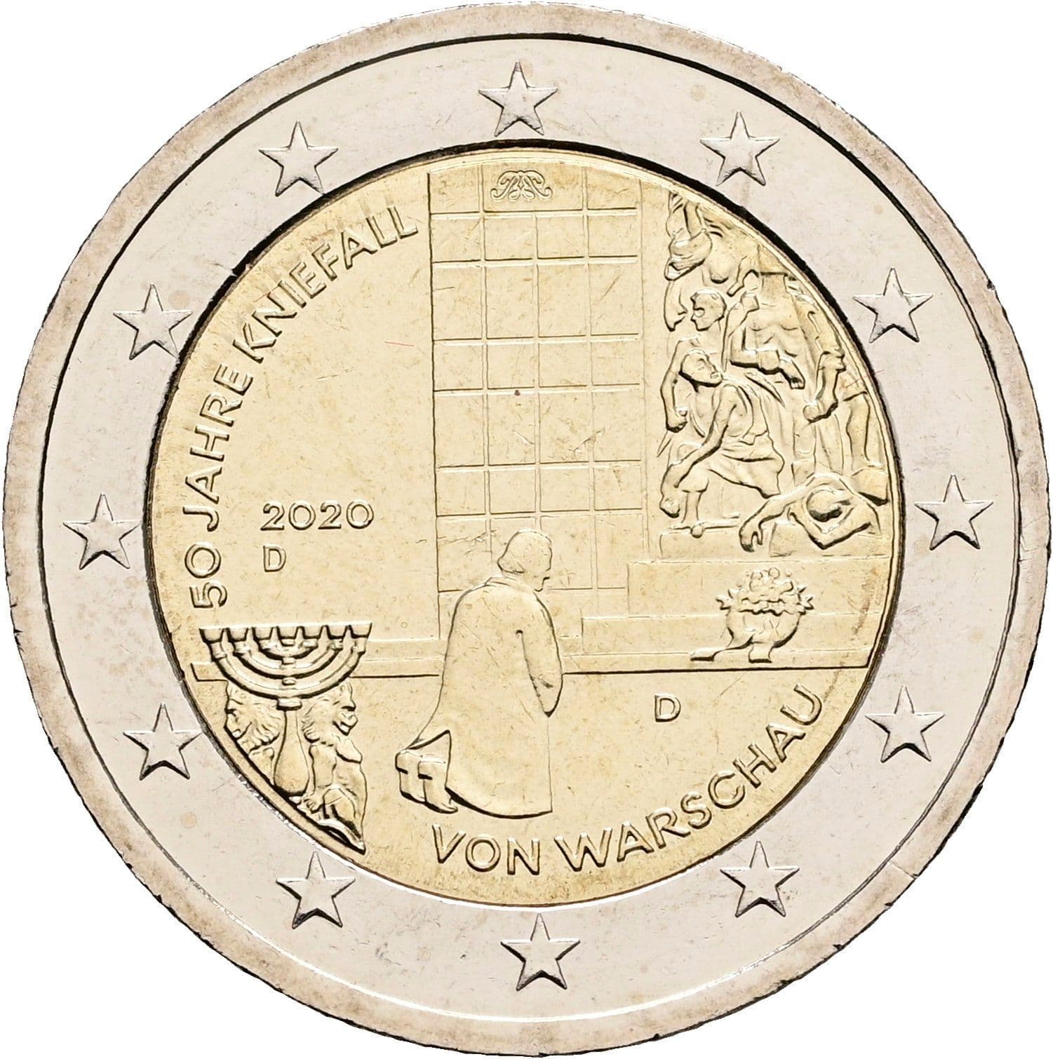 2 Euro 2020 D – Rückseite