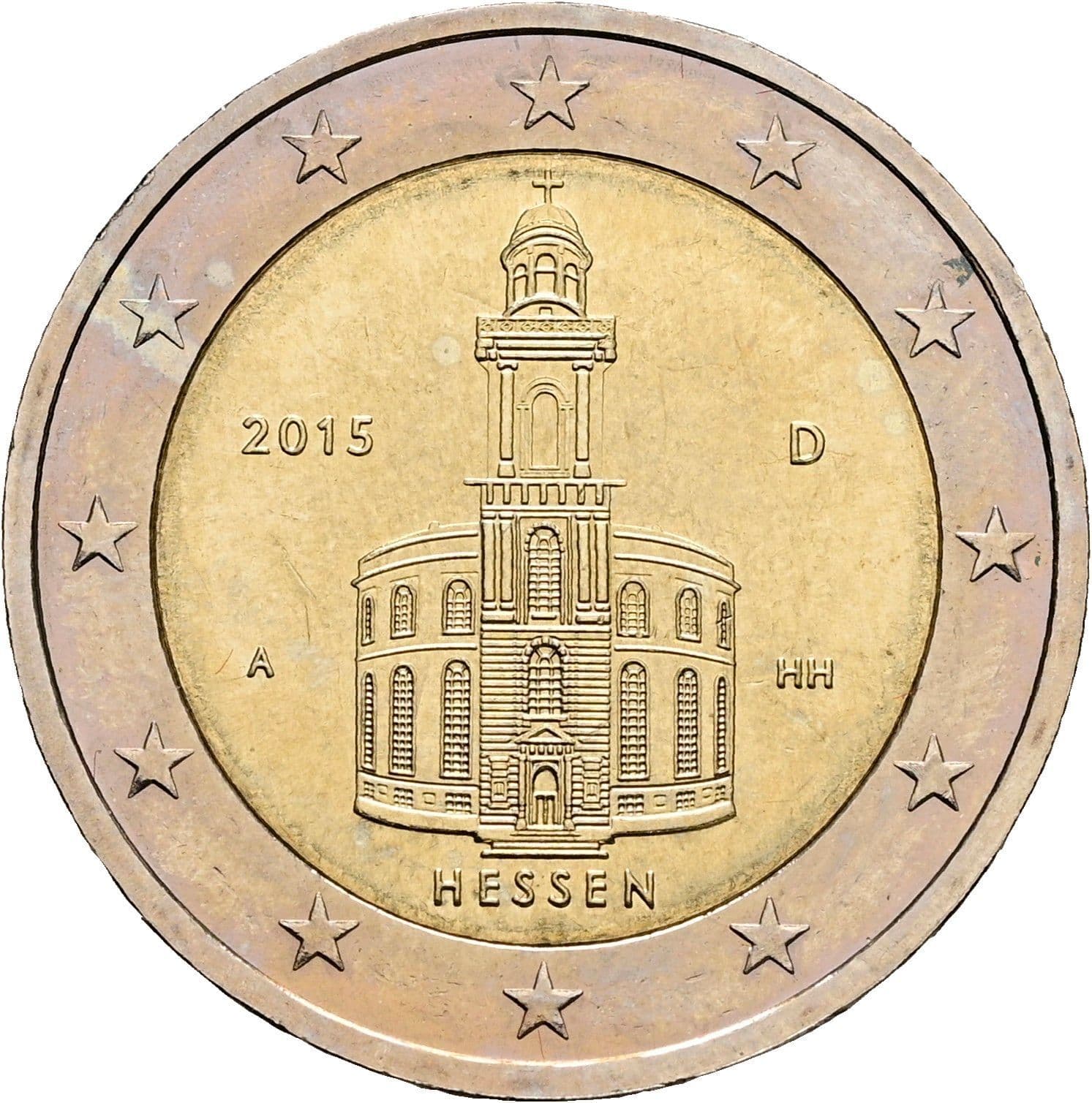 2 Euro 2015 A – Rückseite