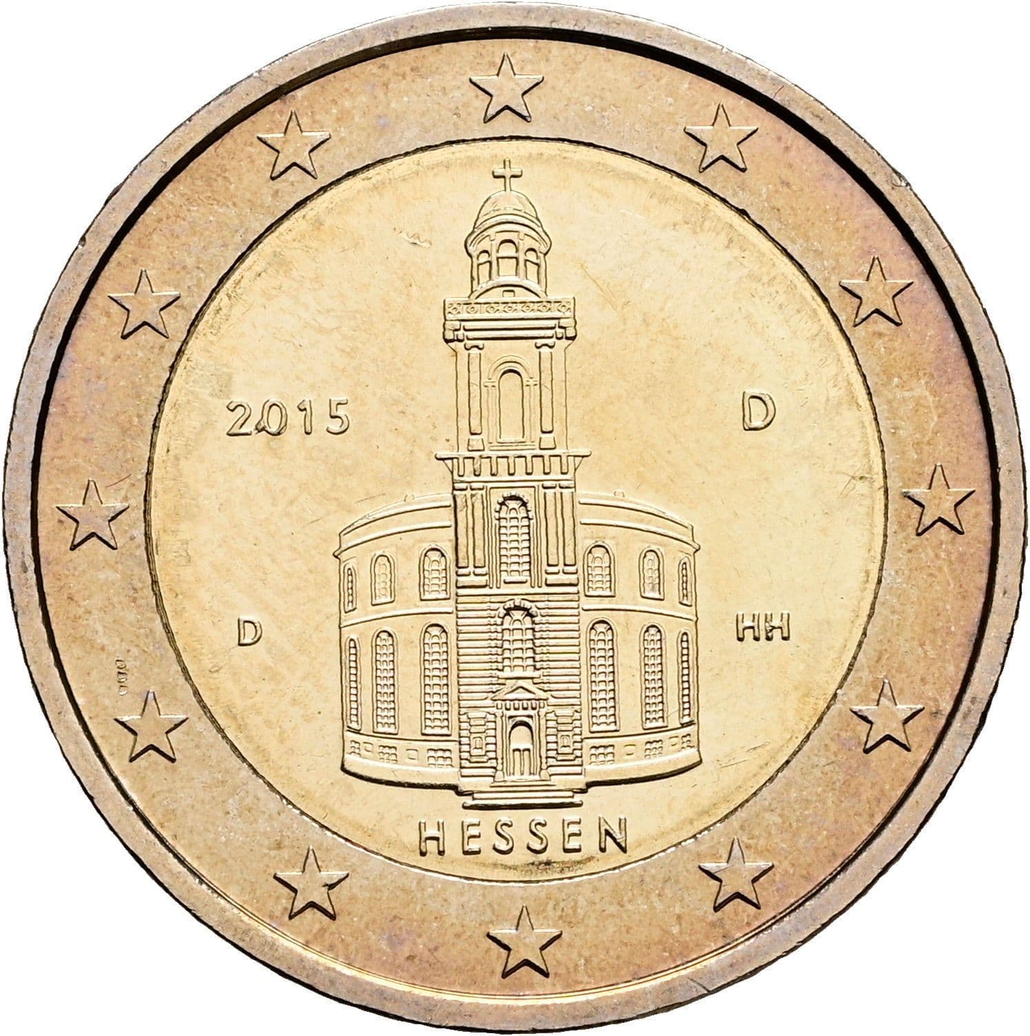 2 Euro 2015 D – Rückseite