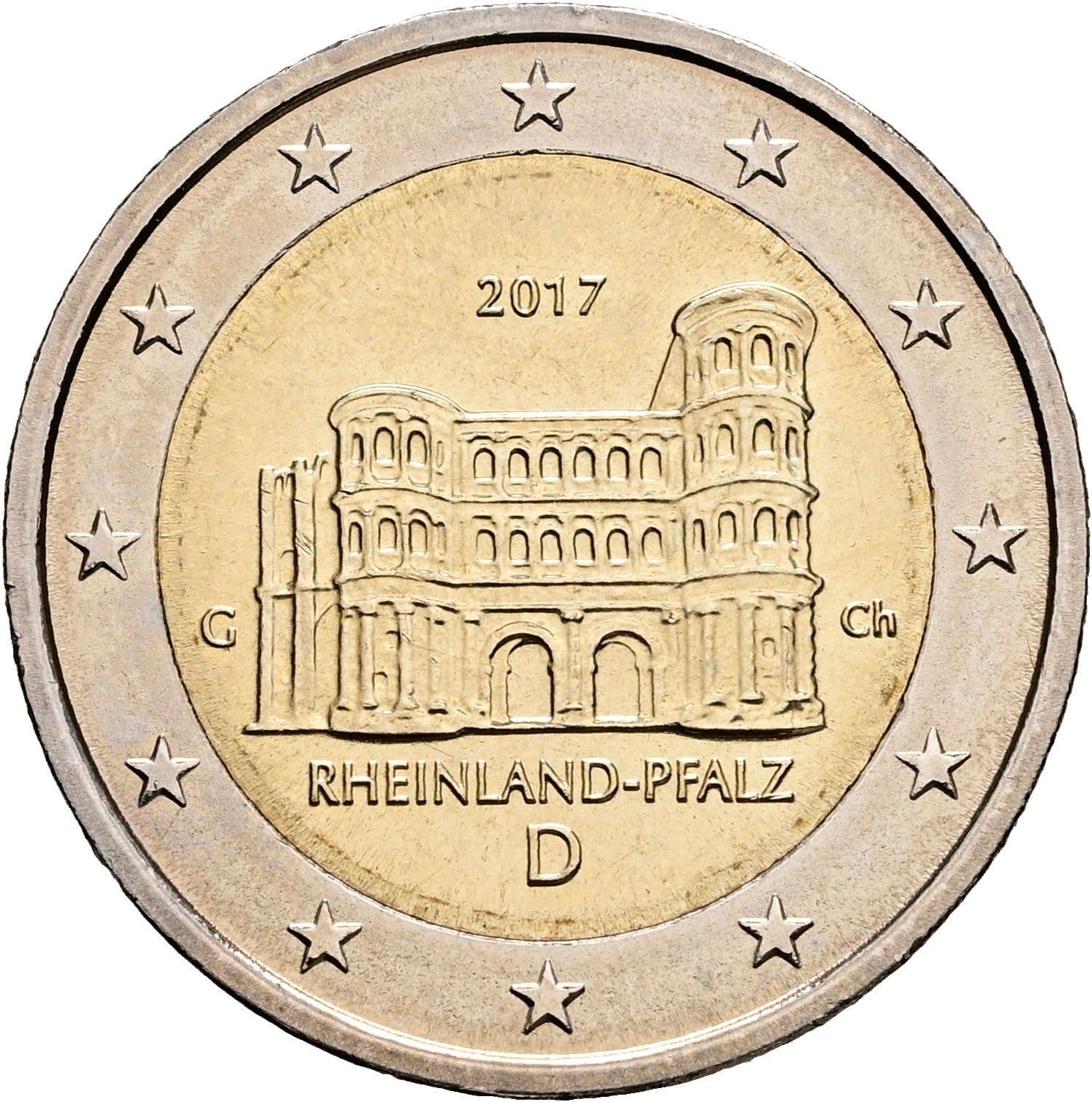 2 Euro 2017 G – Rückseite