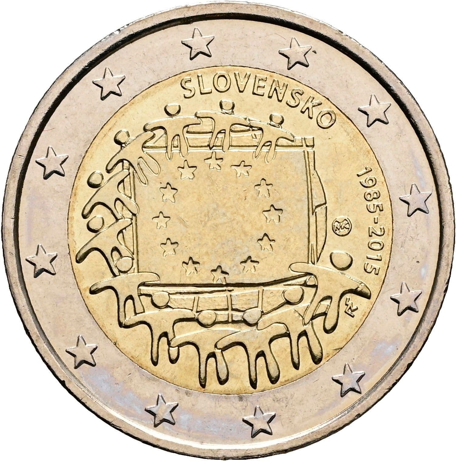 2 Euro 2015 – Rückseite