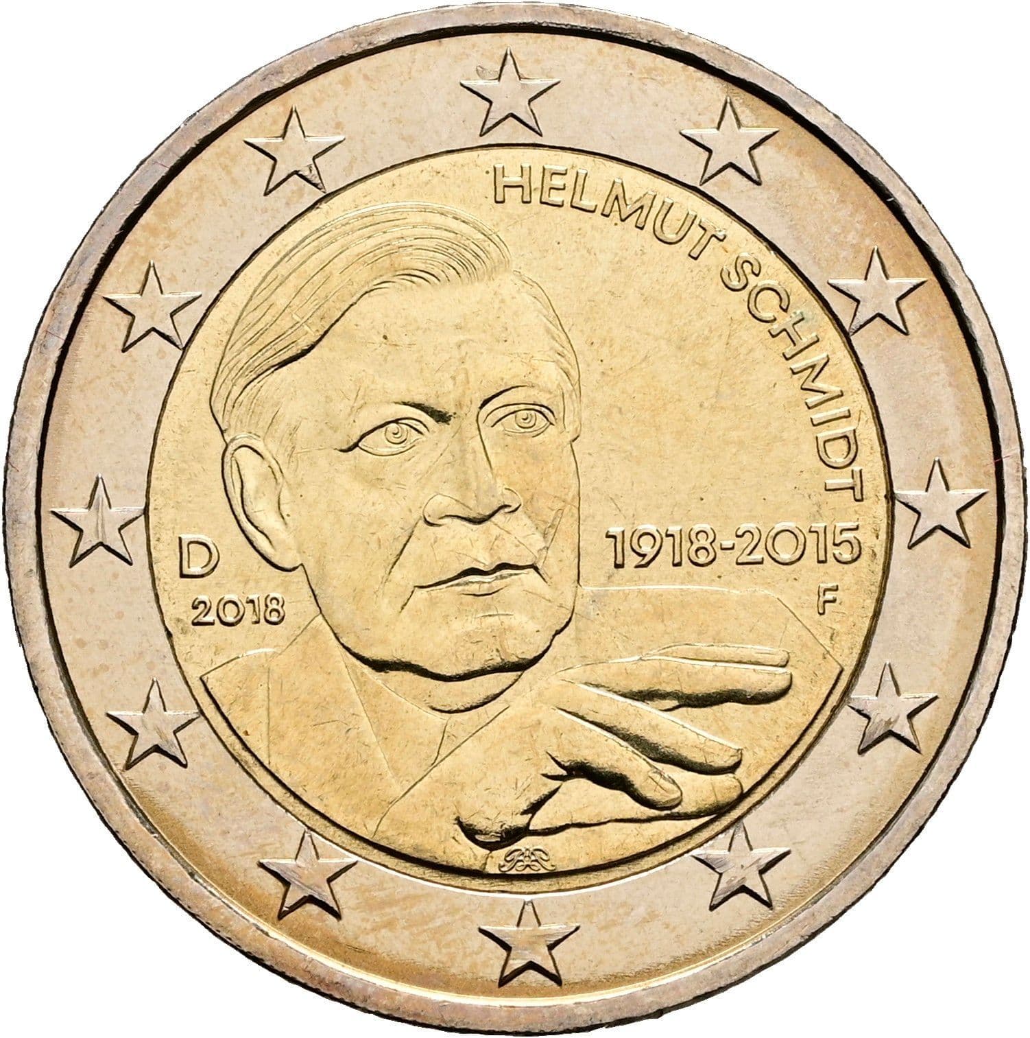2 Euro 2018 F – Rückseite