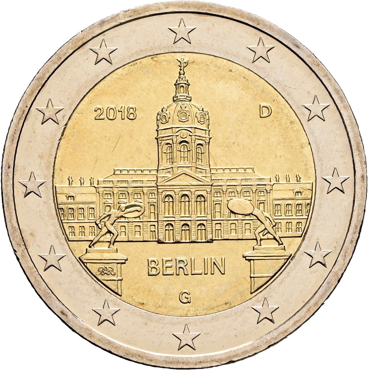 2 Euro 2018 G – Rückseite