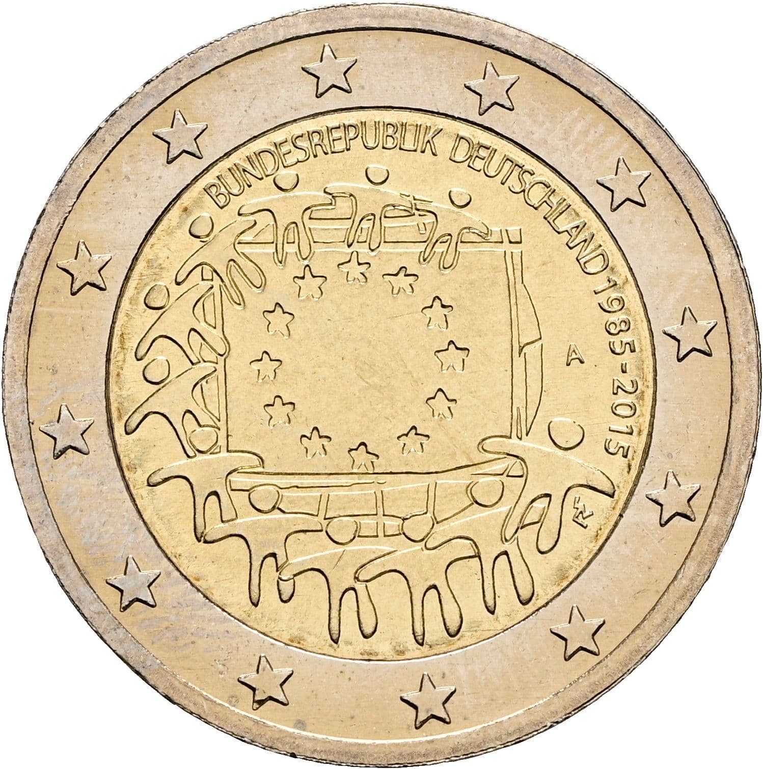 2 Euro 2015 A – Rückseite