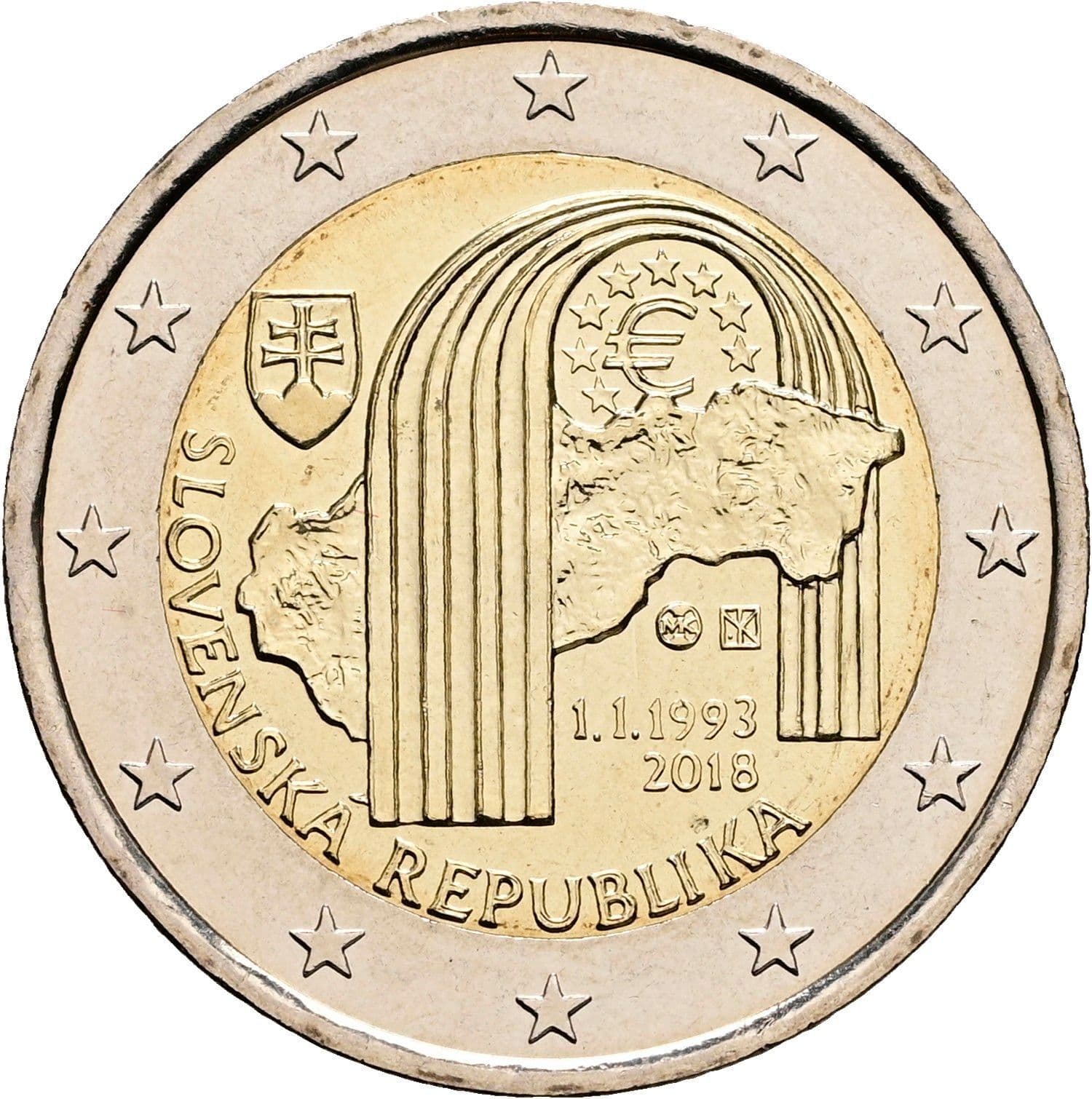 2 Euro 2018 – Rückseite