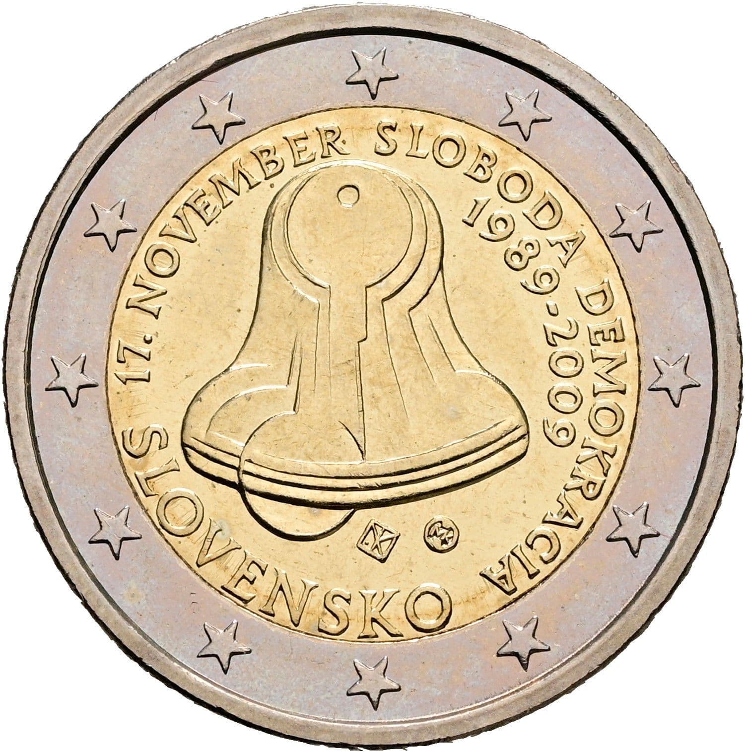 2 Euro 2009 – Rückseite