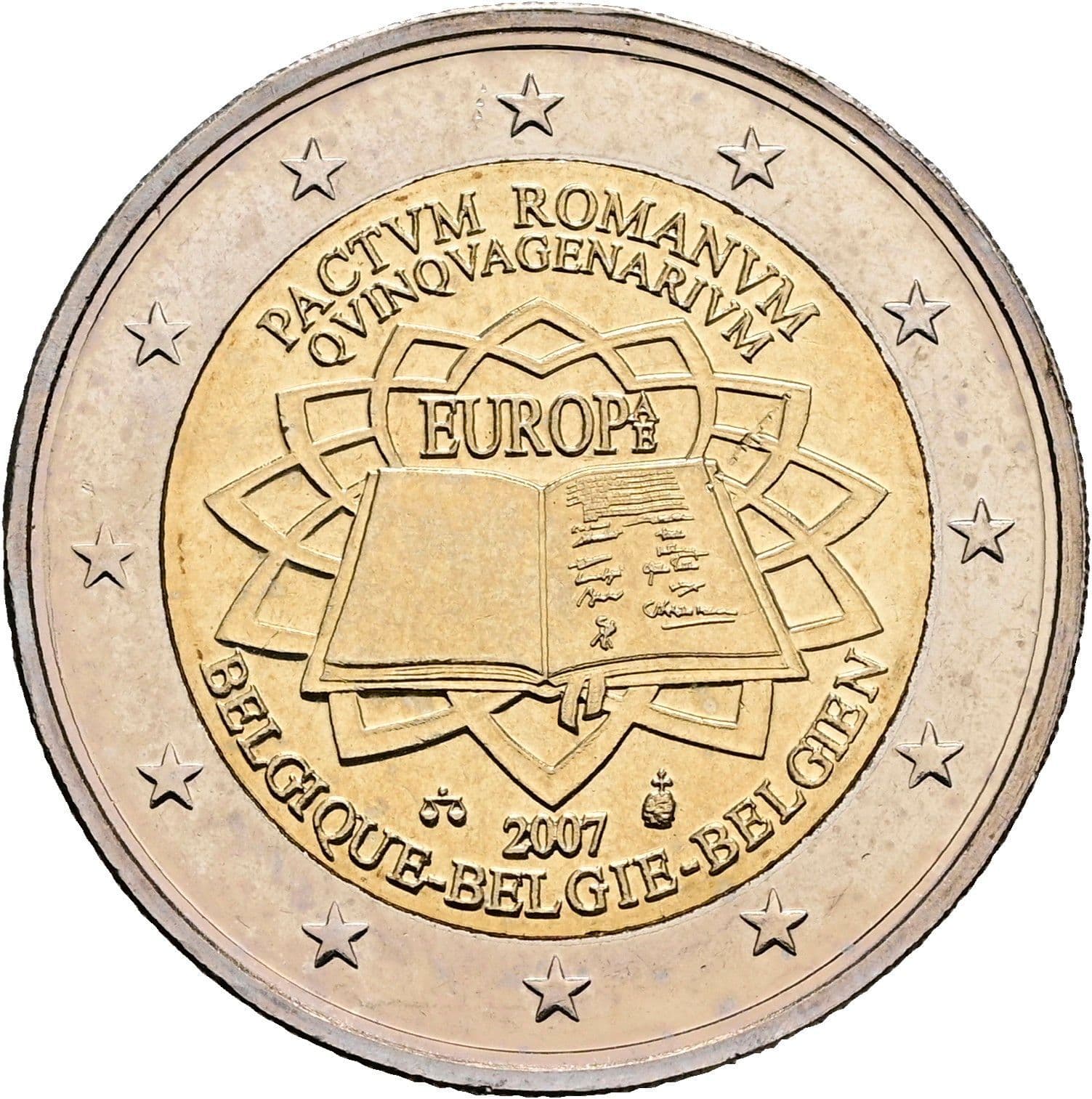 2 Euro 2007 – Rückseite