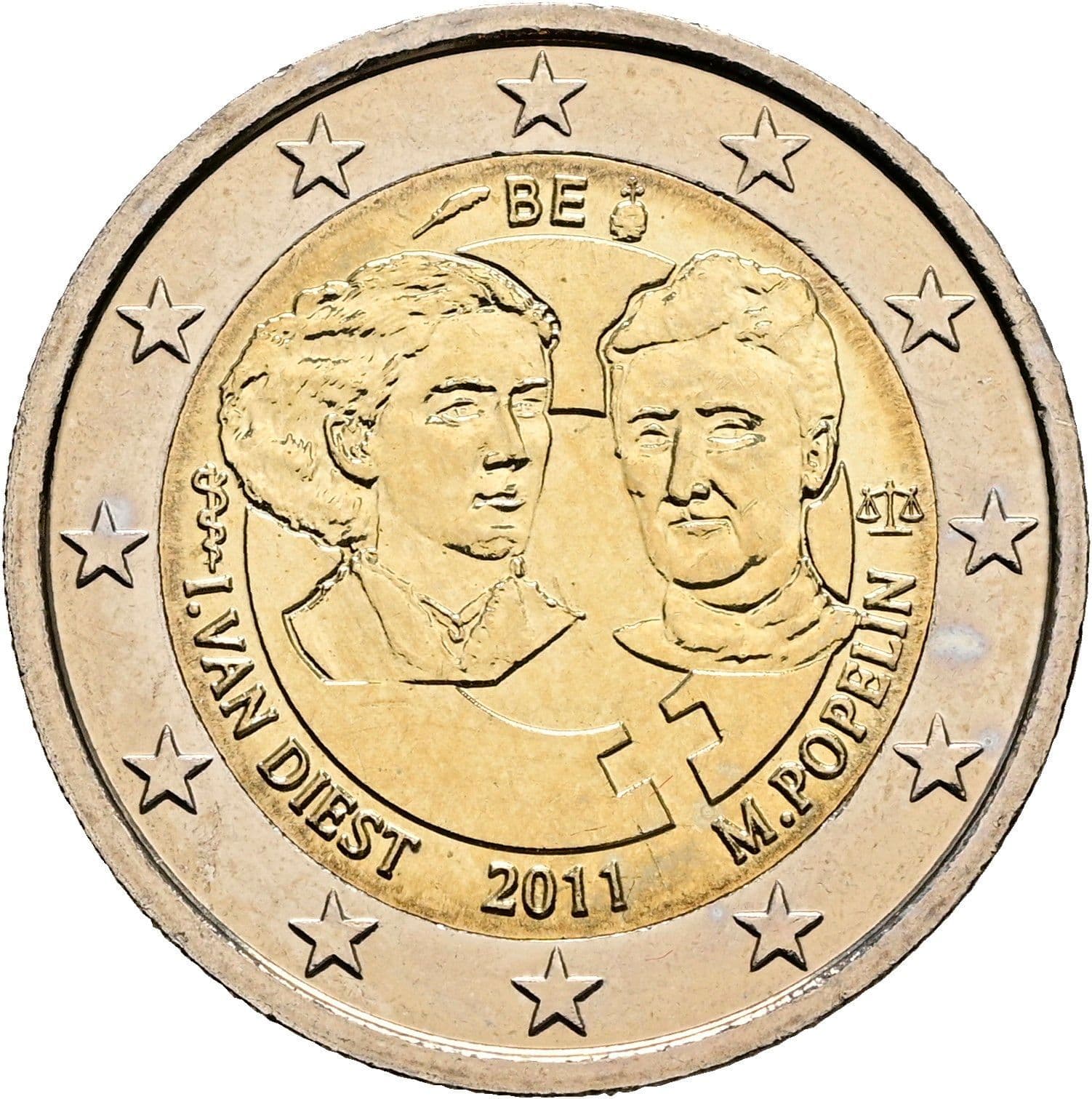 2 Euro 2011 – Rückseite