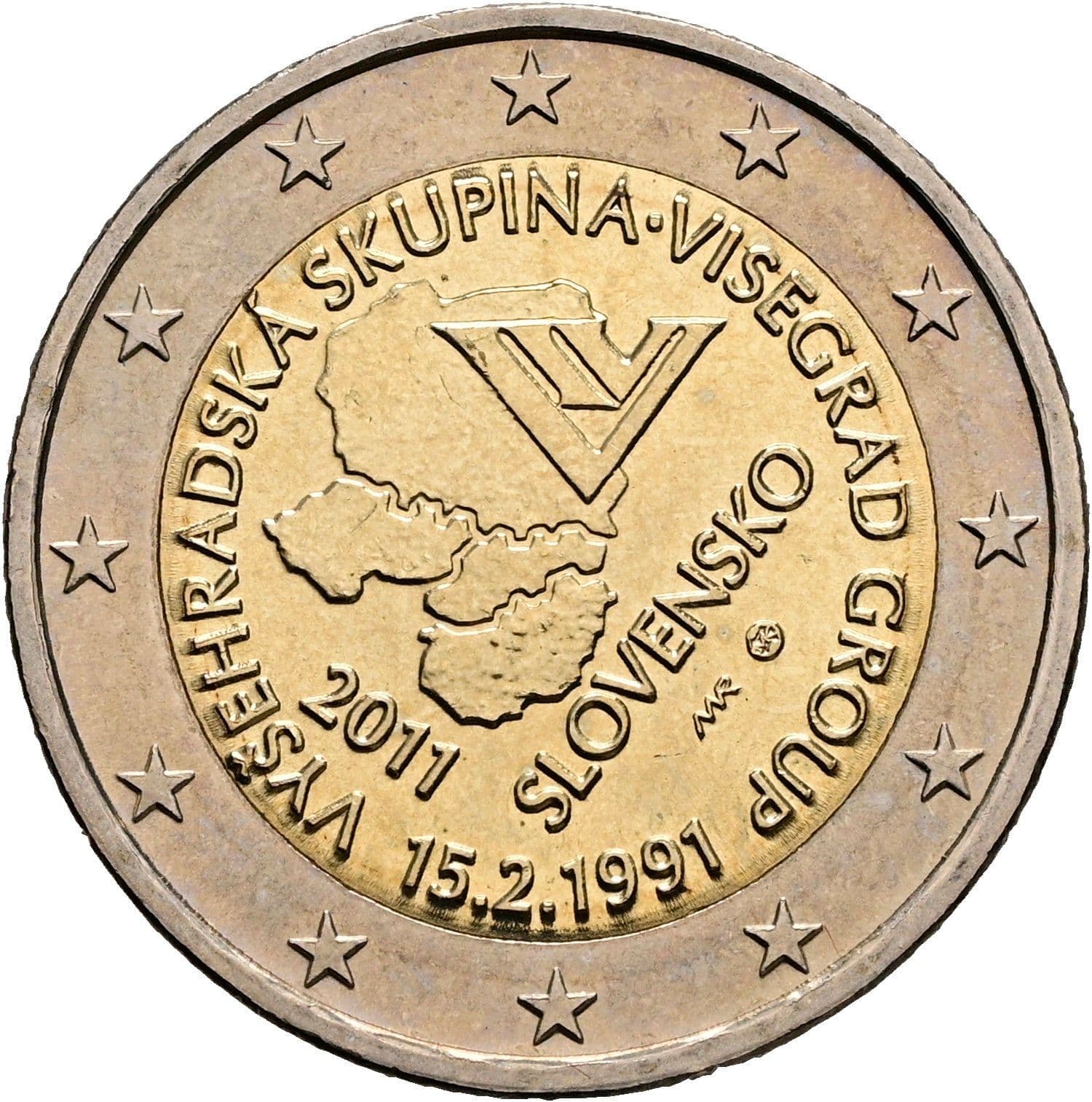 2 Euro 2011 – Rückseite
