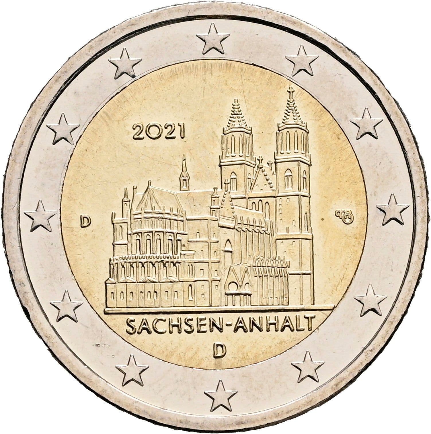 2 Euro 2021 D – Rückseite