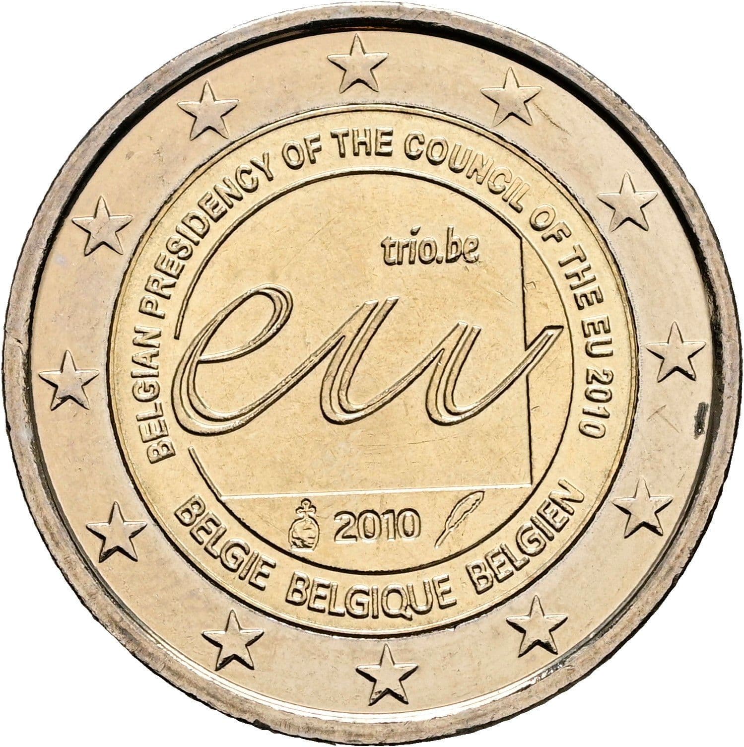 2 Euro 2010 – Rückseite