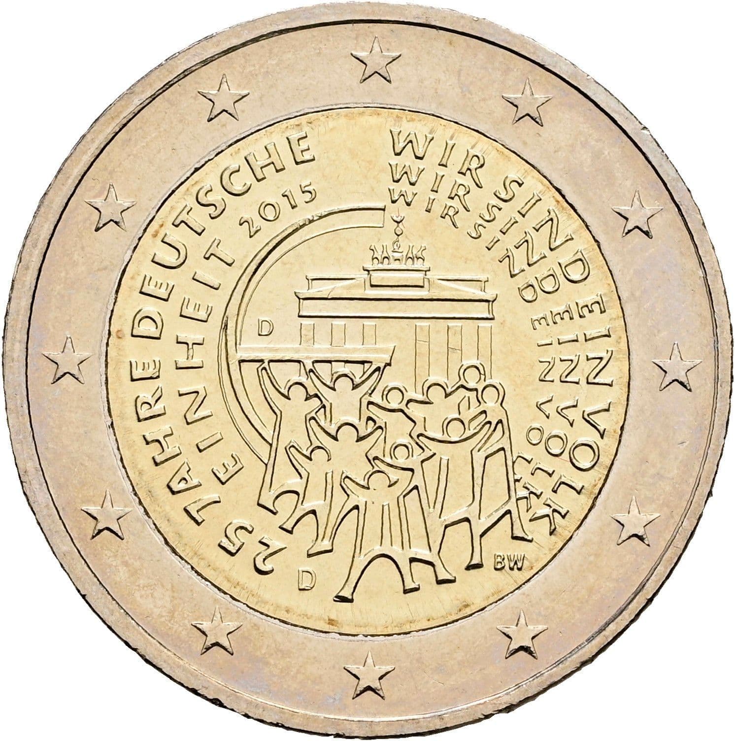2 Euro 2015 D – Rückseite