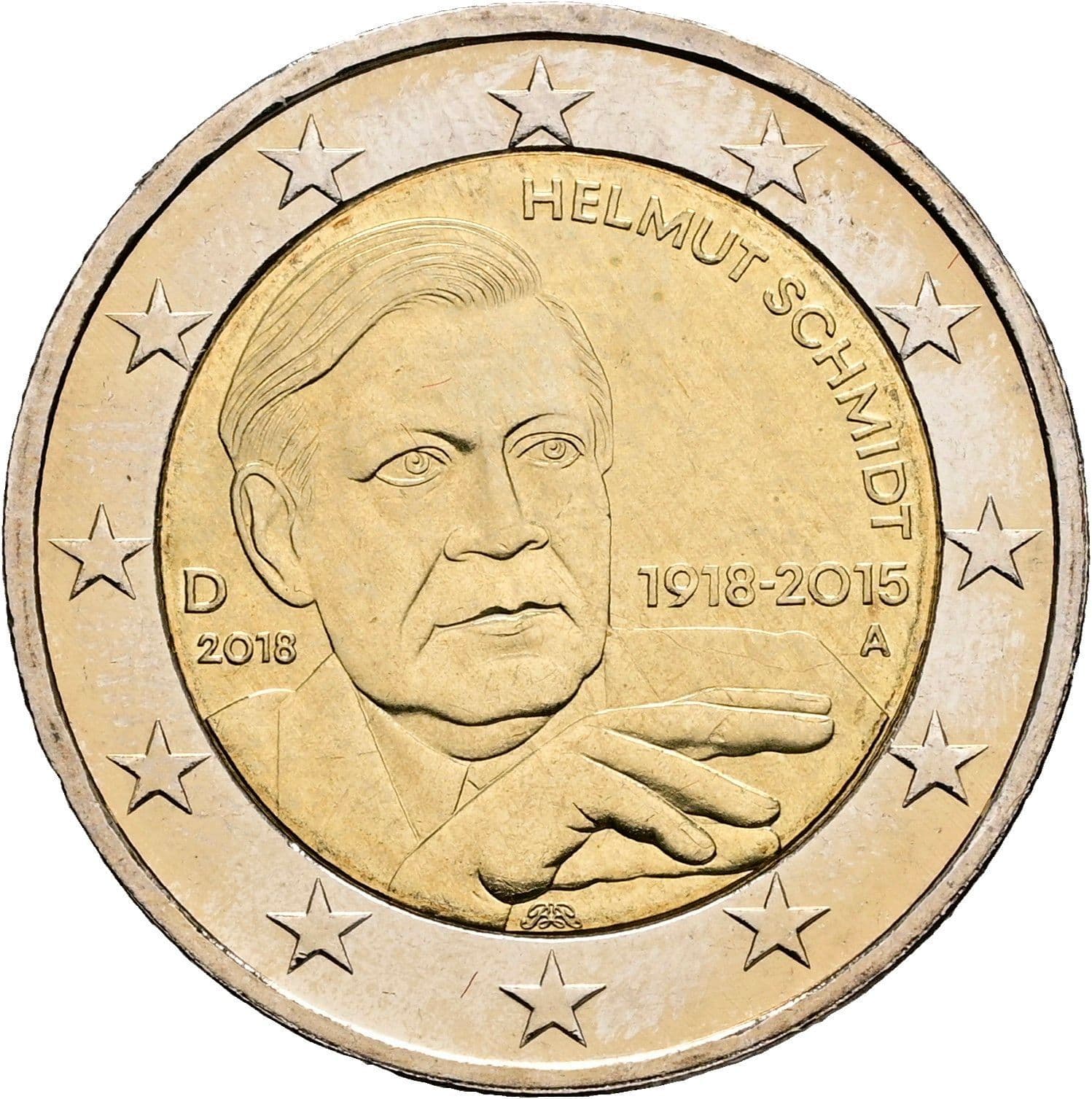 2 Euro 2018 A – Rückseite