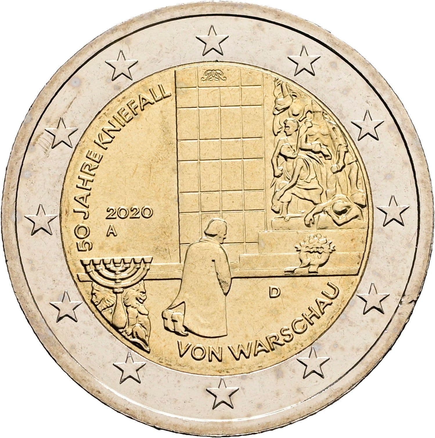 2 Euro 2020 A – Rückseite